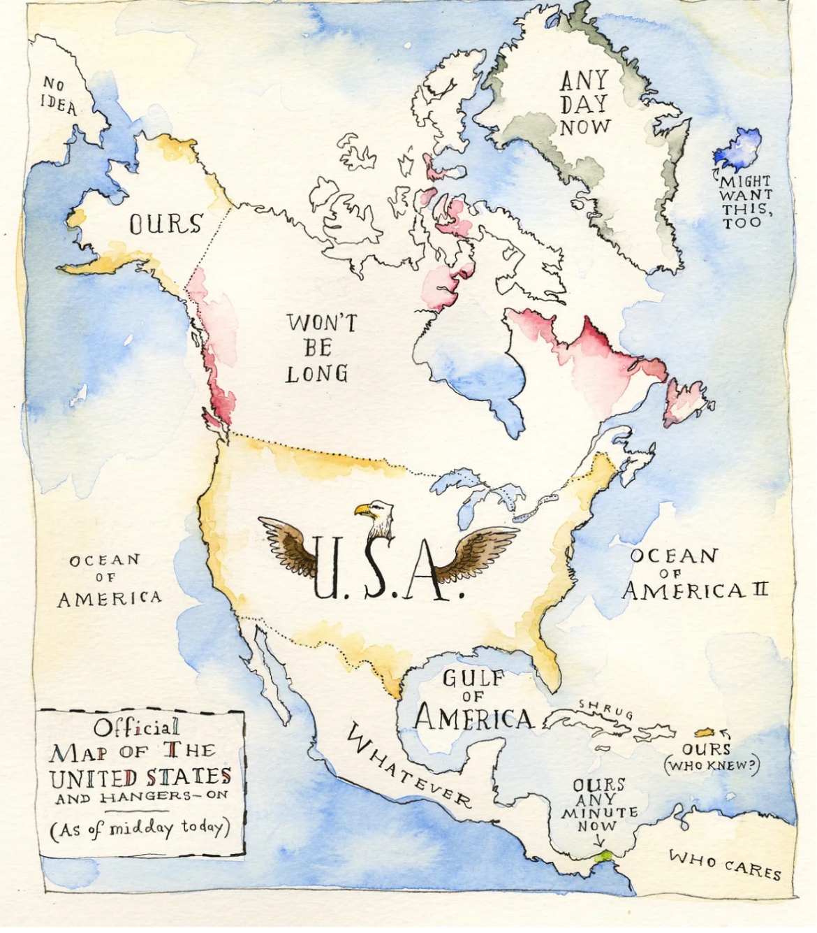 The Most Recent Authorized Map of the United States: Almost Legal