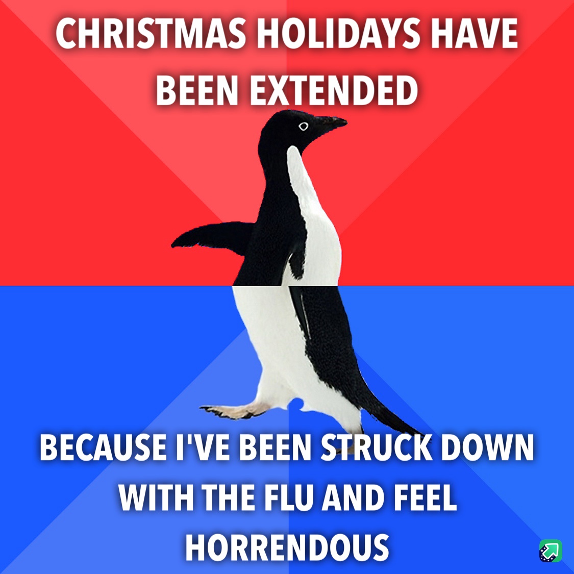 I’d much prefer to be at work right now.
