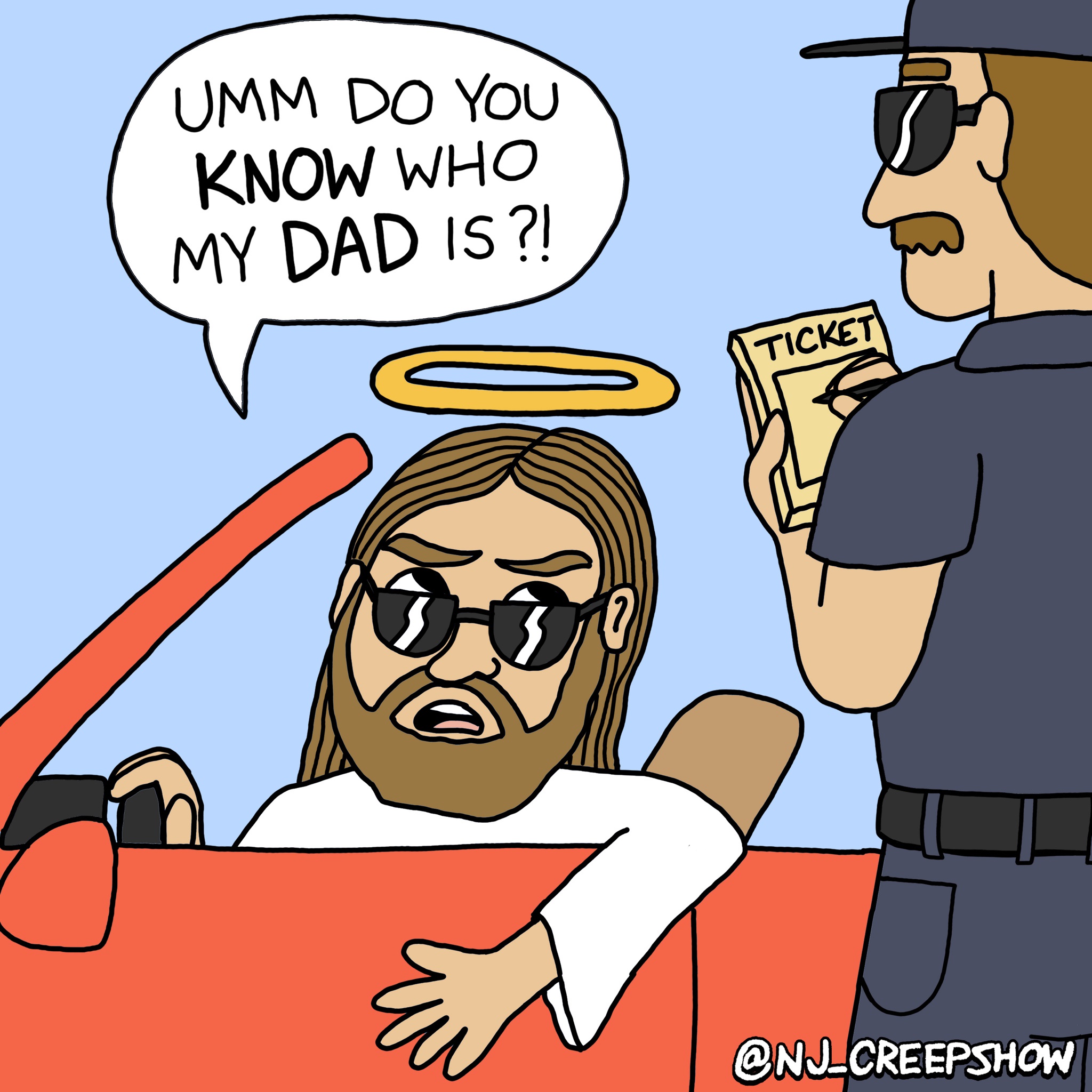 When Jesus Takes the Wheel and Hits 50 Over the Speed Limit