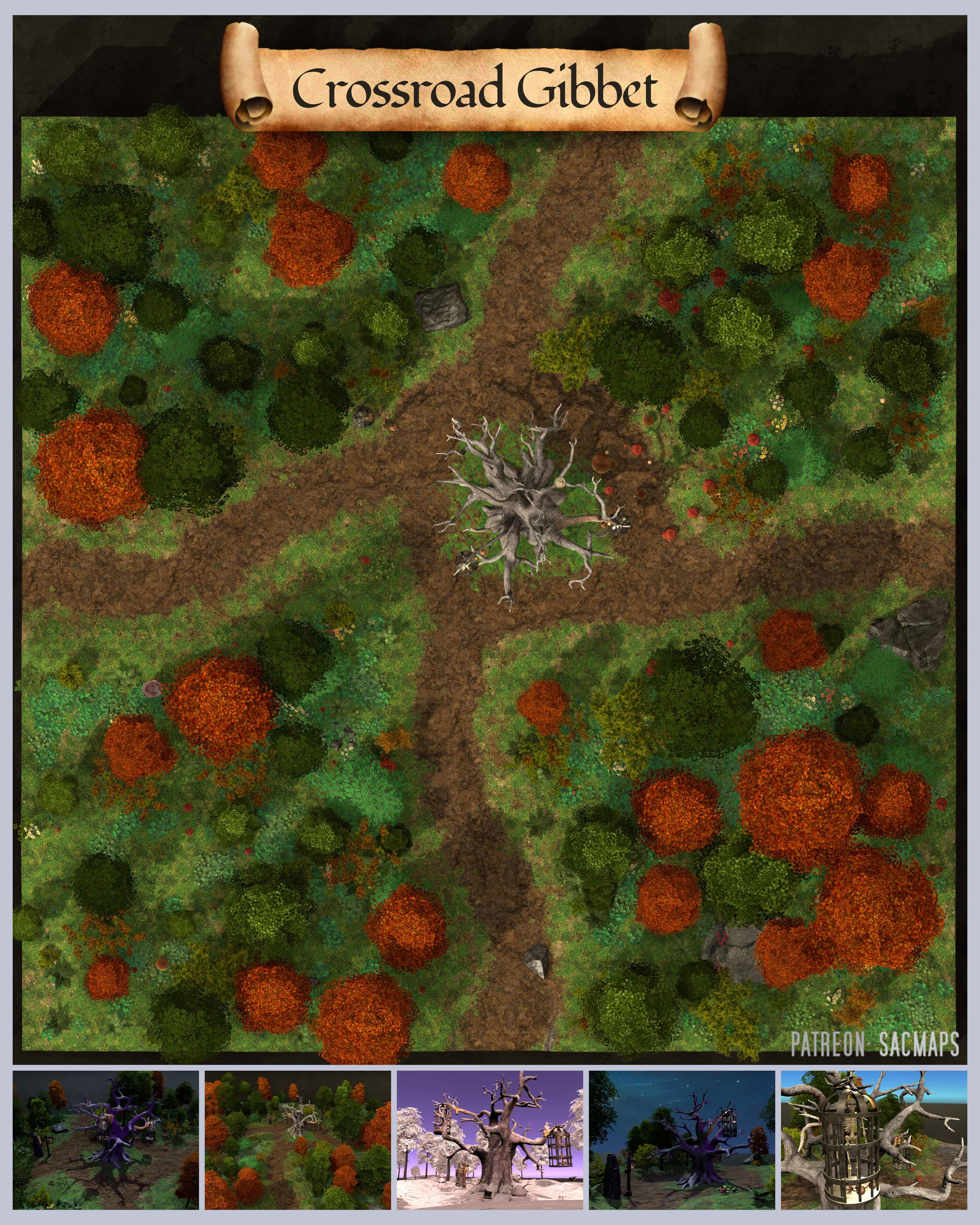 Crossroad Gibbet: Your go-to for free DnD and TTRPG maps!