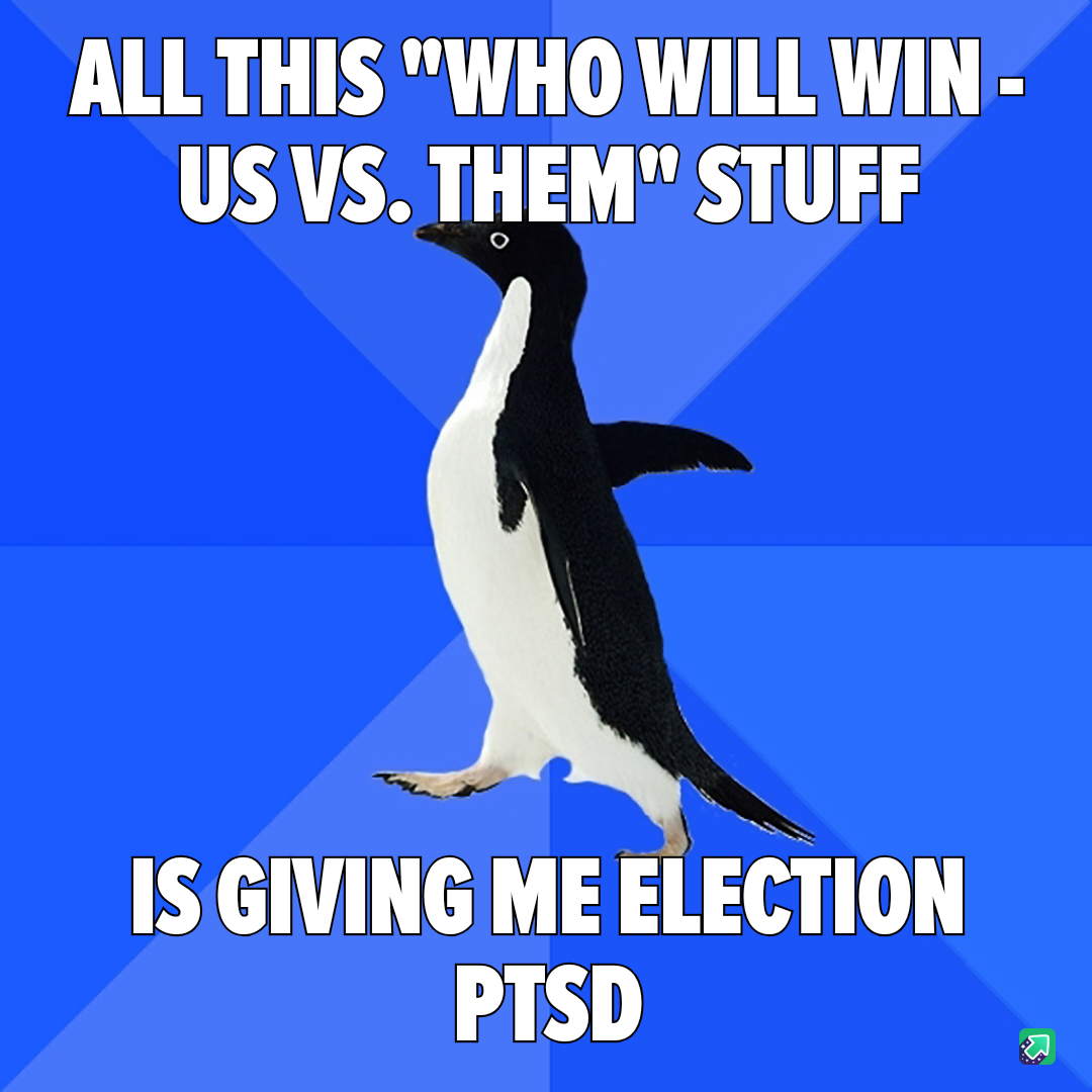 Not feeling competitive today