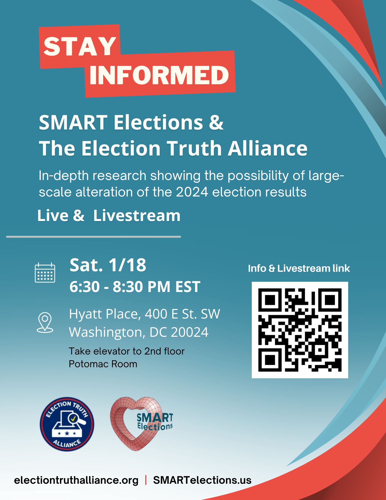 Join Us for a Live Stream on Election Integrity at 6pm EST Today