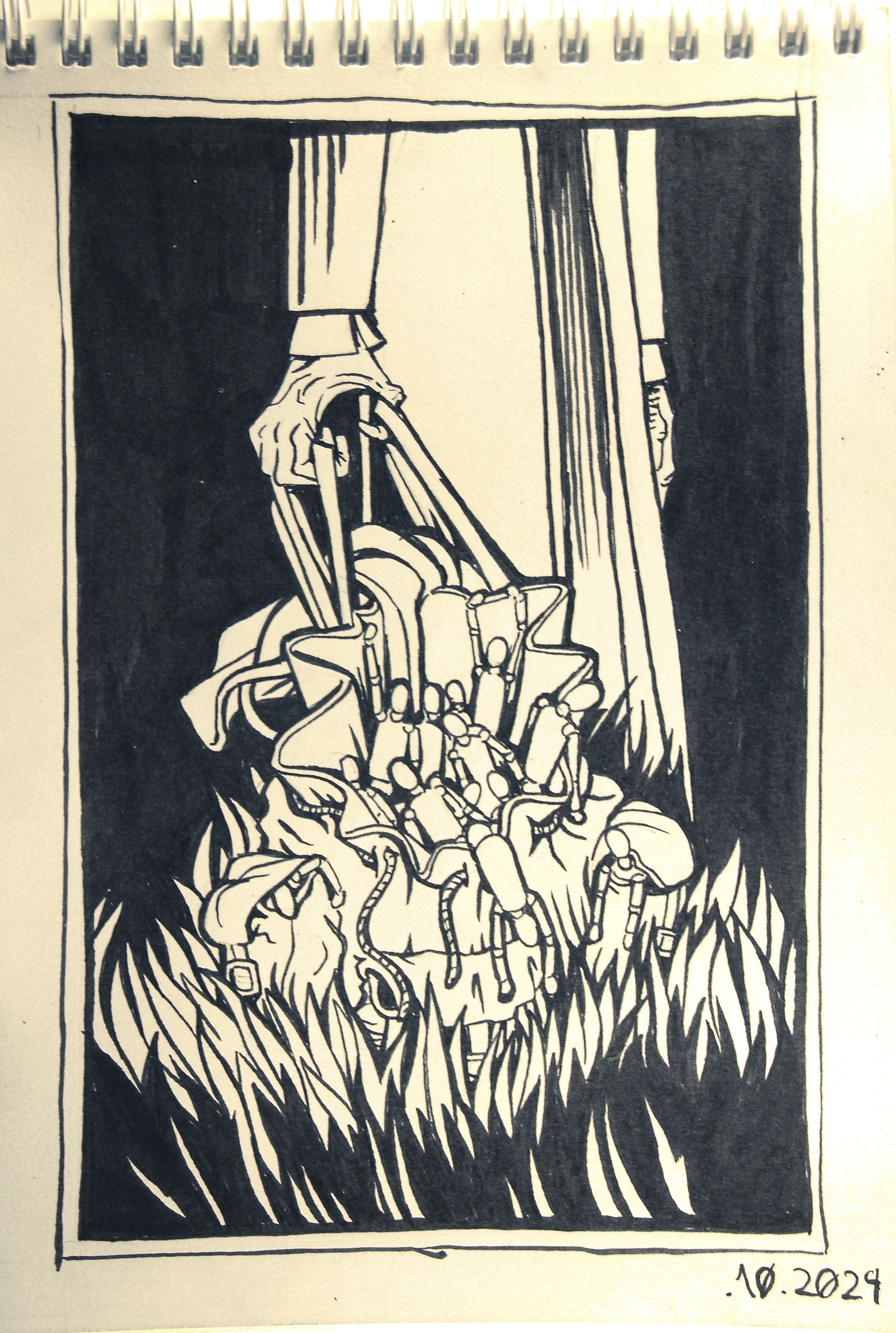 Inktober 2024: Day 7 Artistic Challenge