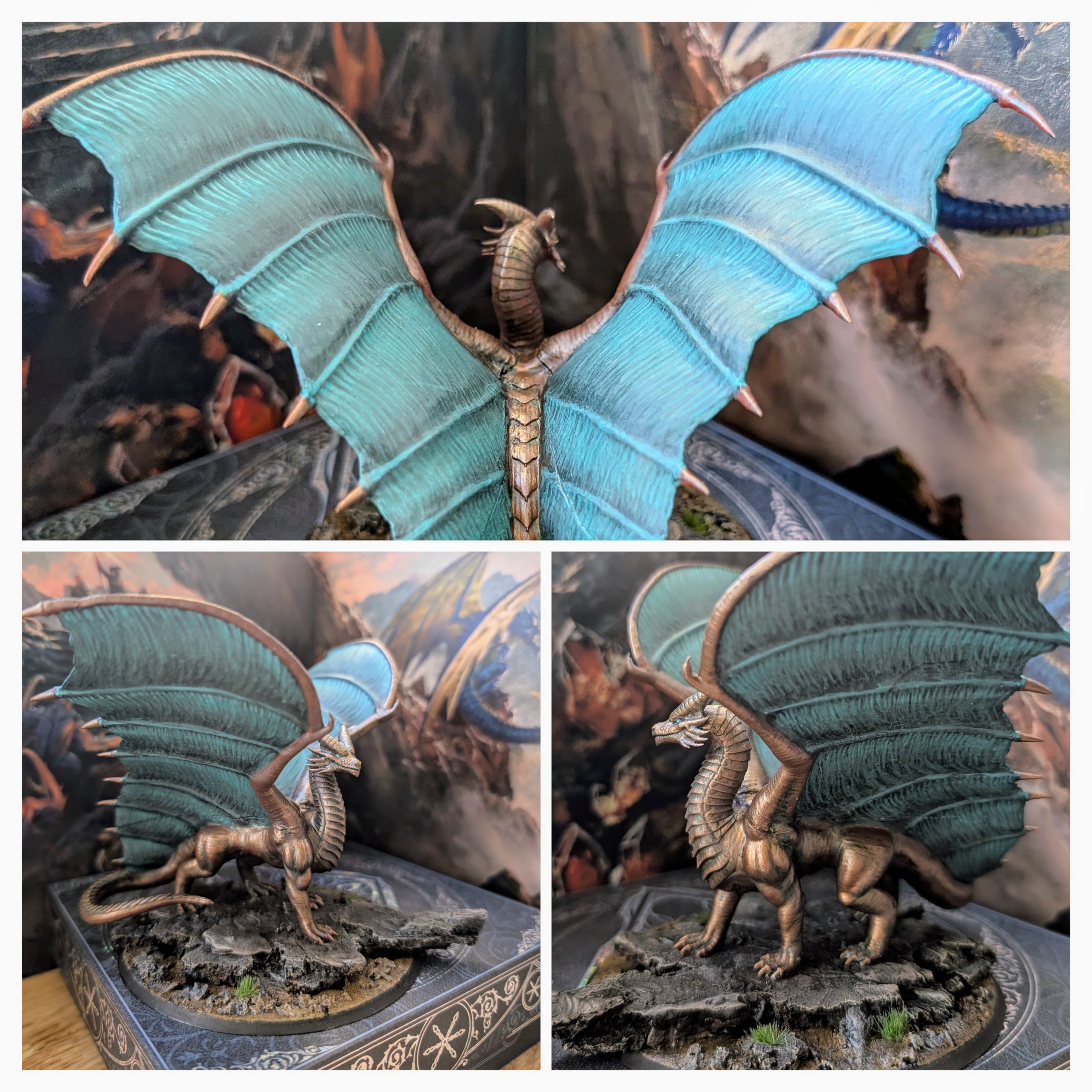 Behold the Ancient Copper Dragon, crafted by MZ4250!