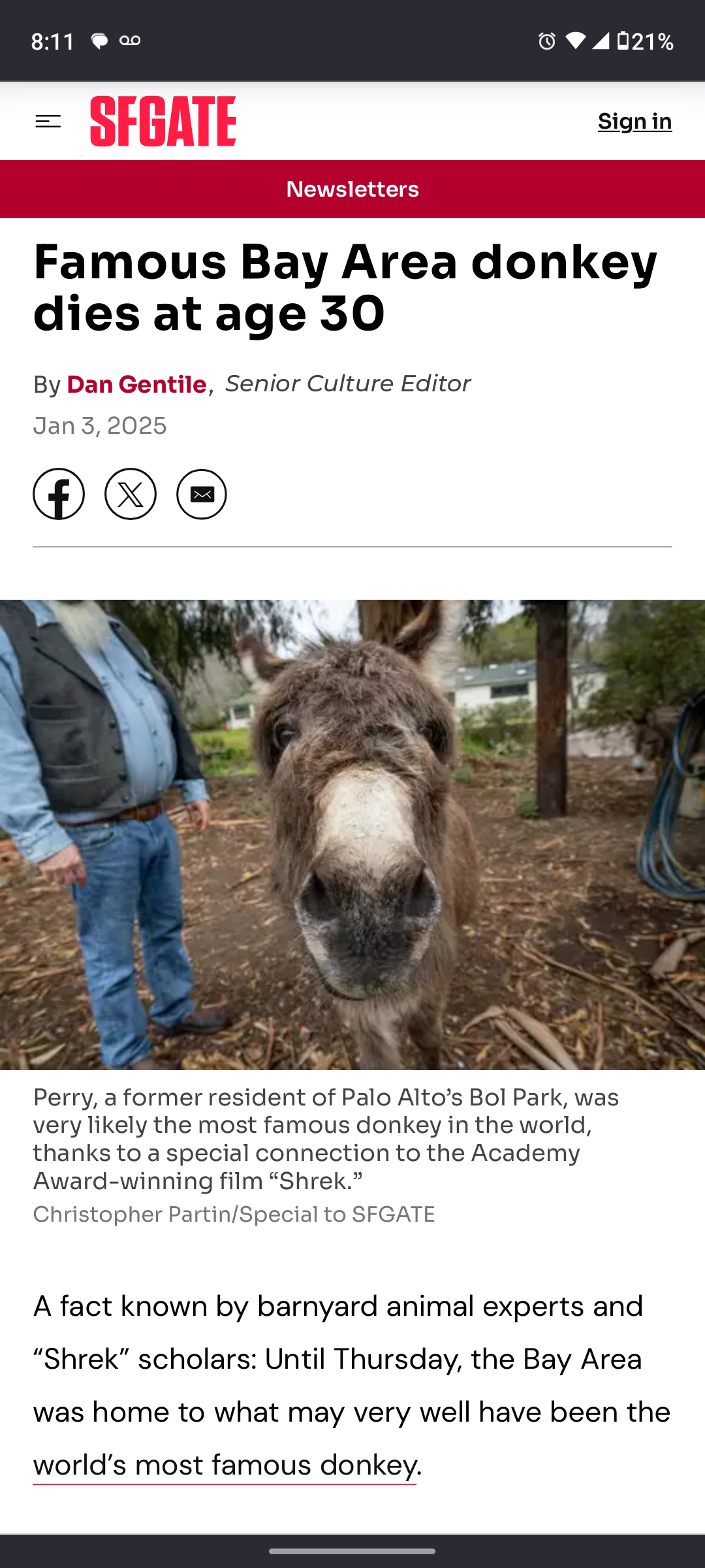 The Donkey: A Model of Inspiration