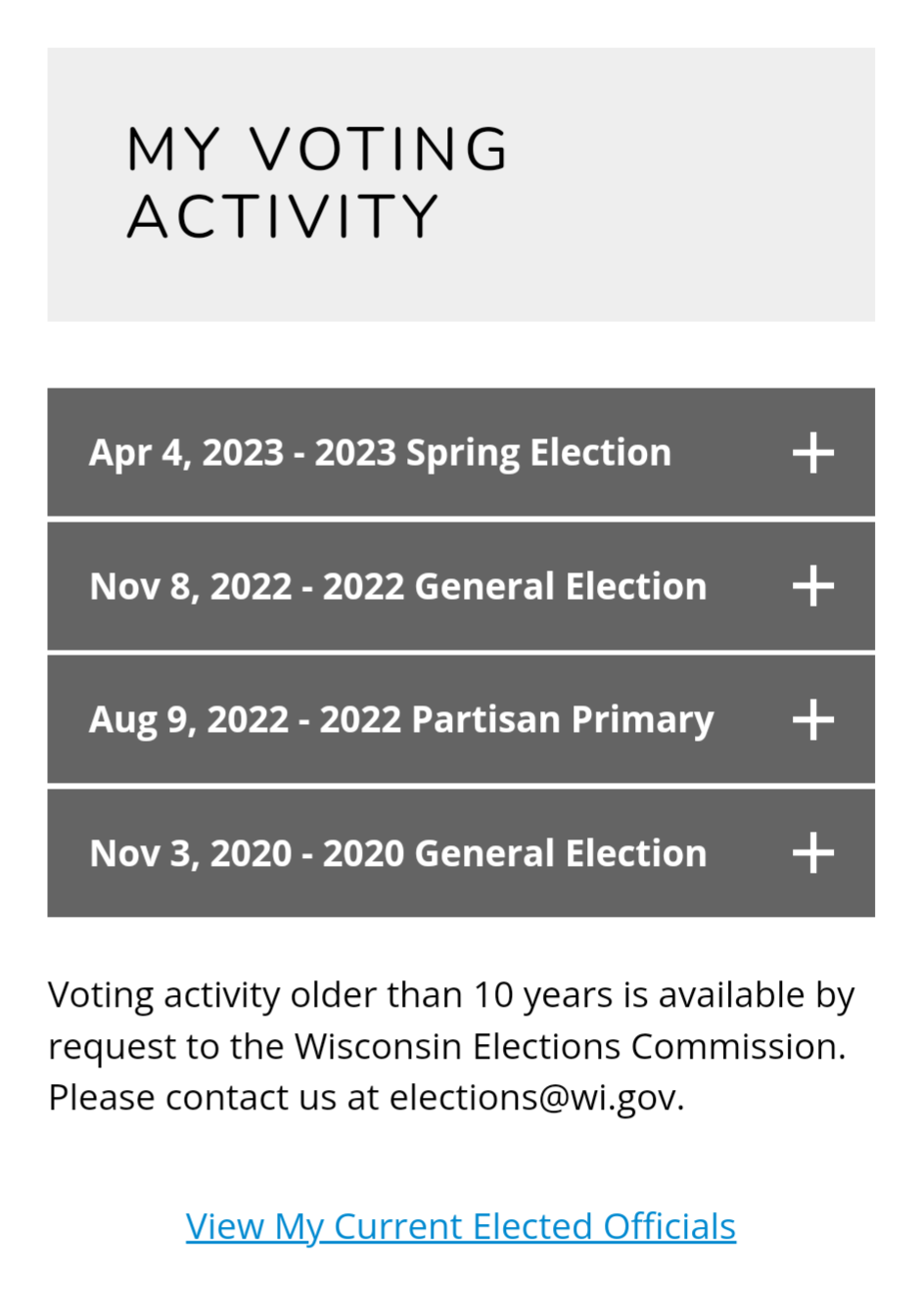 Where did my ballot disappear to?