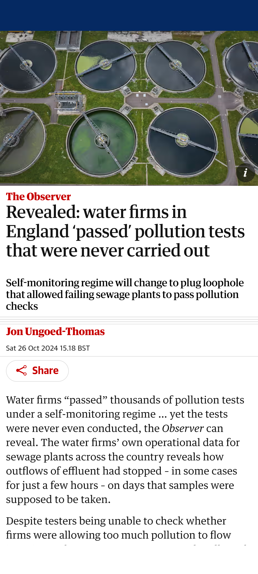 Self-Monitoring Pollution Tests: What Could Possibly Go Wrong?