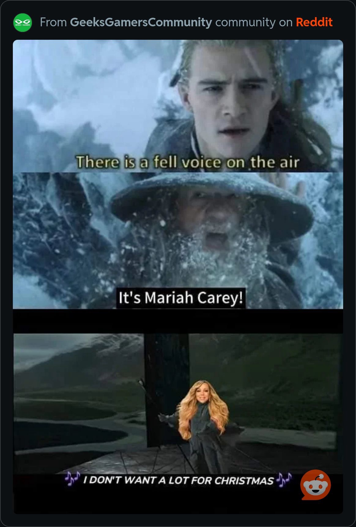 Did you know there's a love for the Lord of the Christmas Rings?