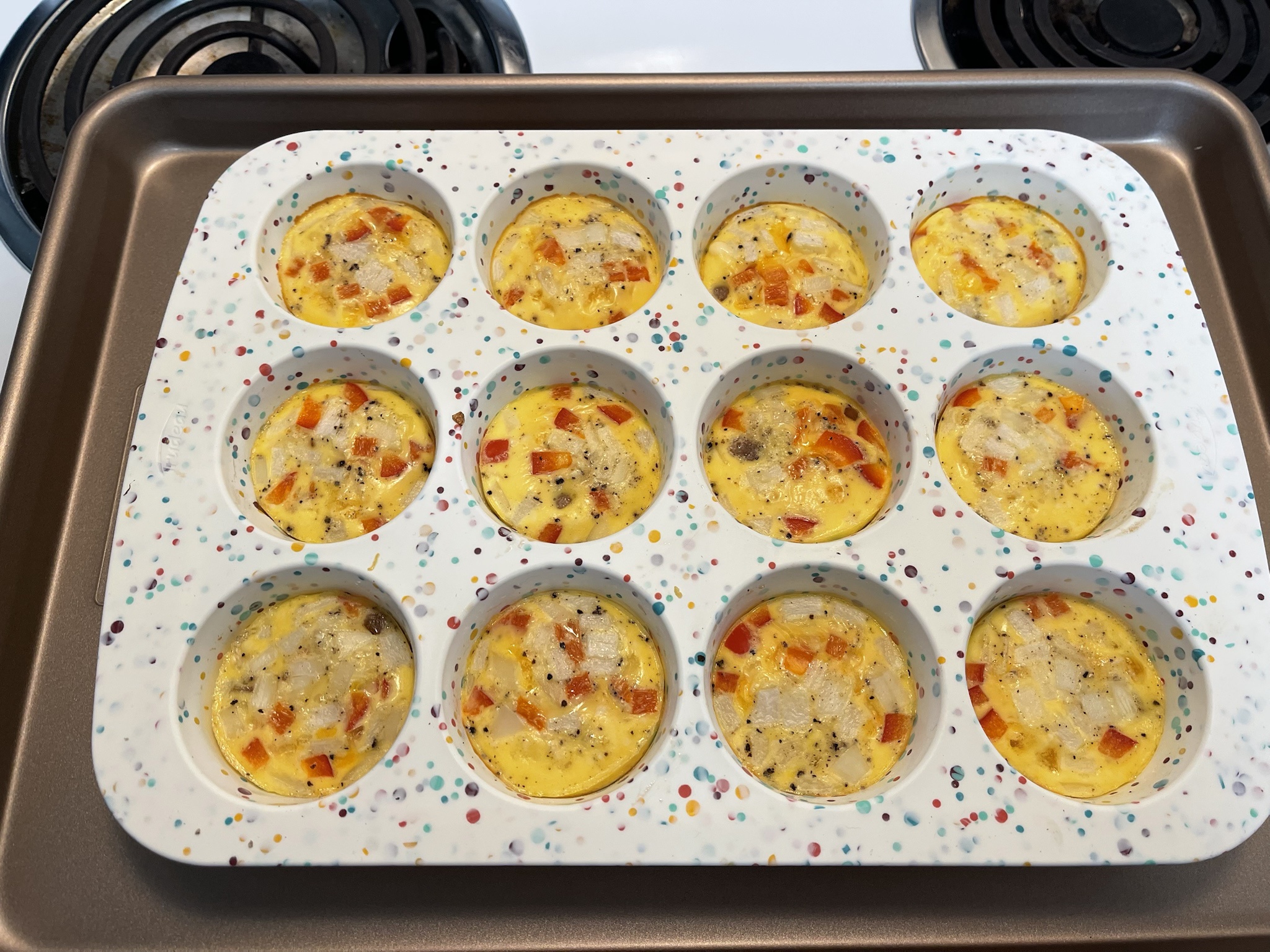 Egg bites cooked to perfection in a brand new pan