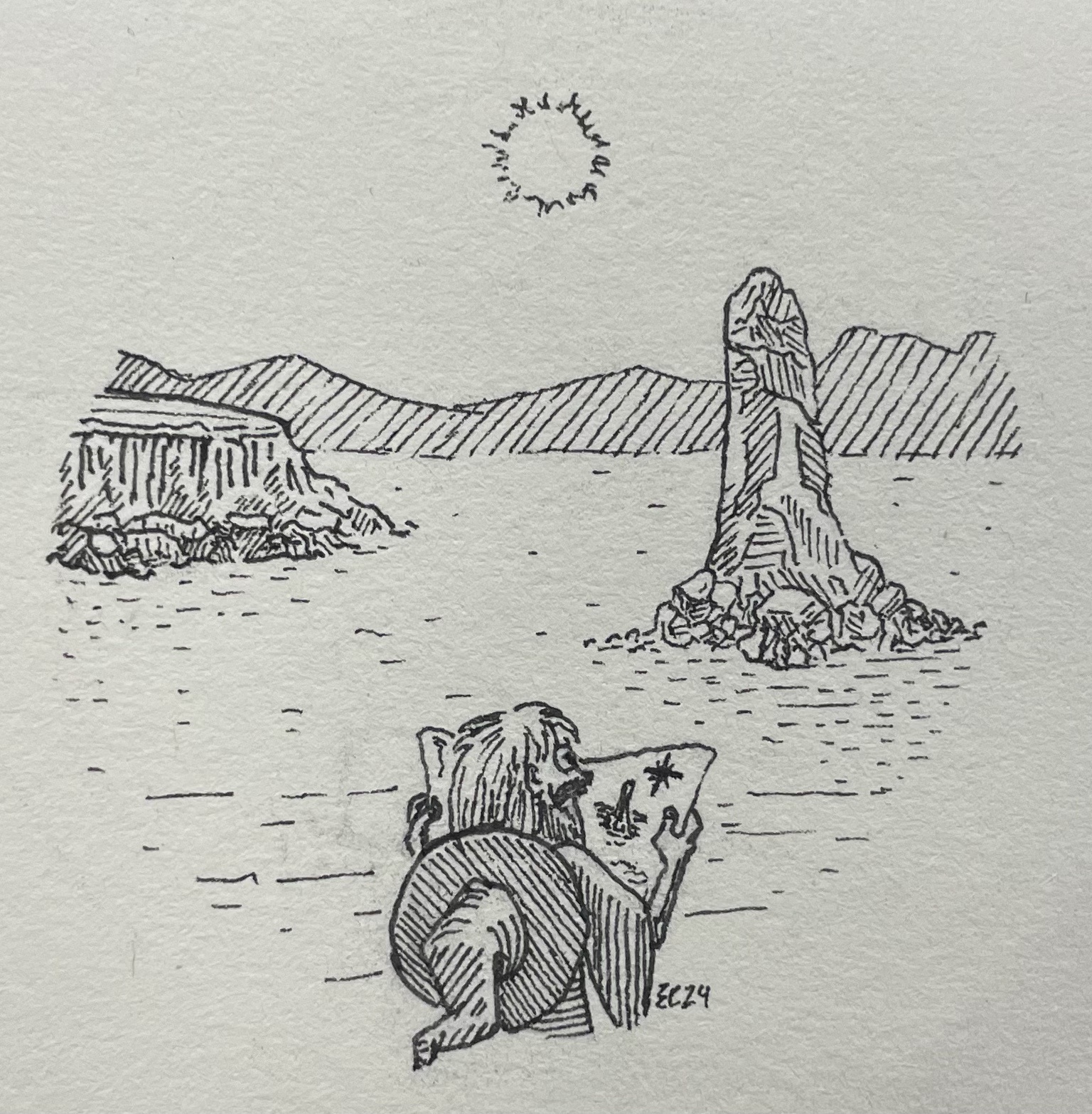 Inktober 2024 Day 31: Celebrating Landmarks