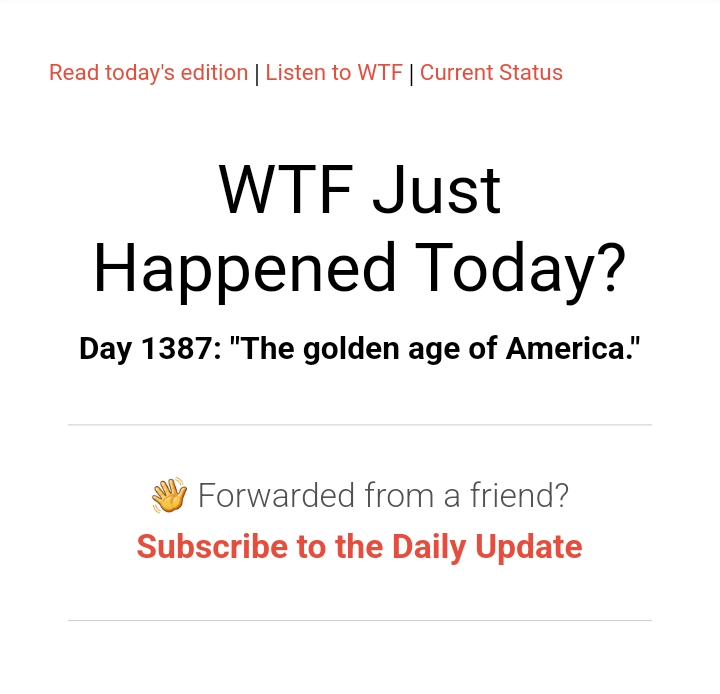 What on Earth Just Happened Today? Day 1387