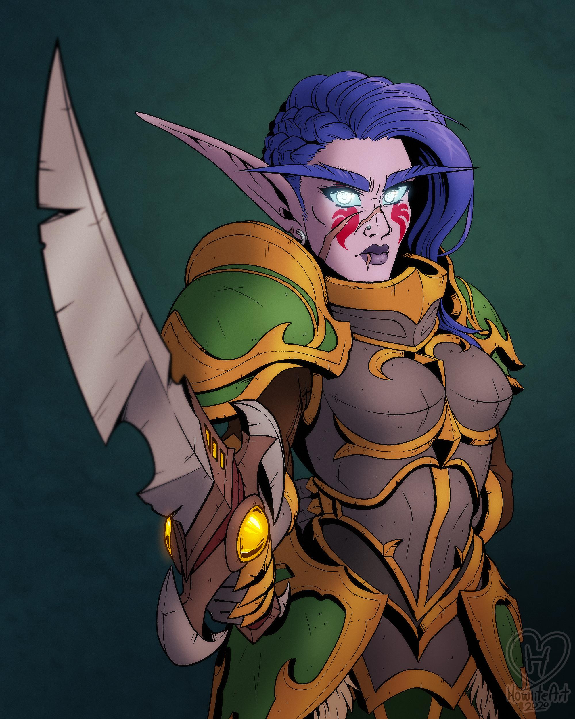 Meet Yeleath Dawnshadow, the fierce Warden of the Wilds.