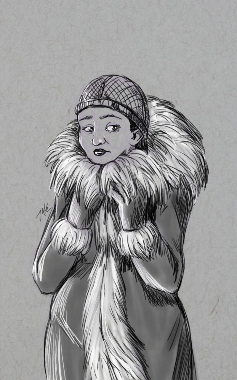 Daily Sketch: The Struggle to Keep Warm