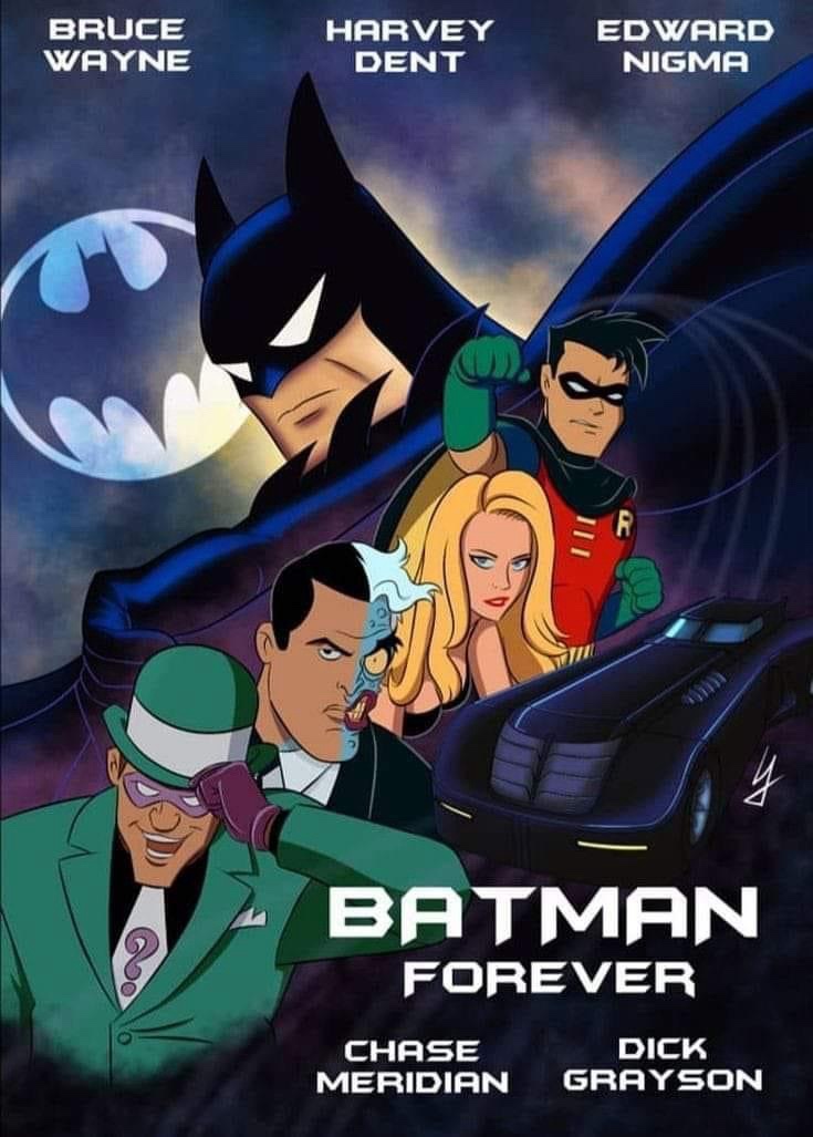 Iconic Movie Posters from the Batman Animated Series