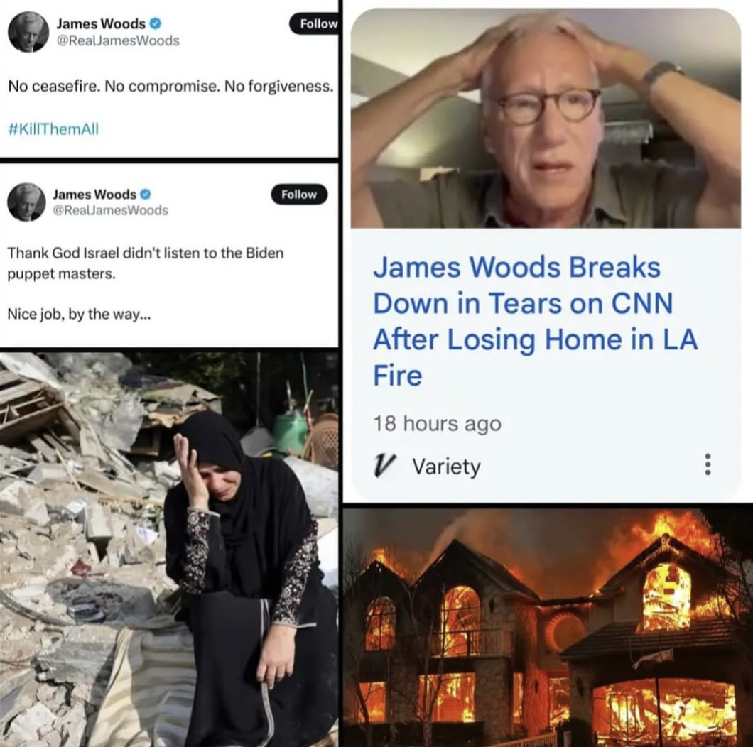 Shocked by the LA Fires... But This Guy's Reaction Is Priceless
