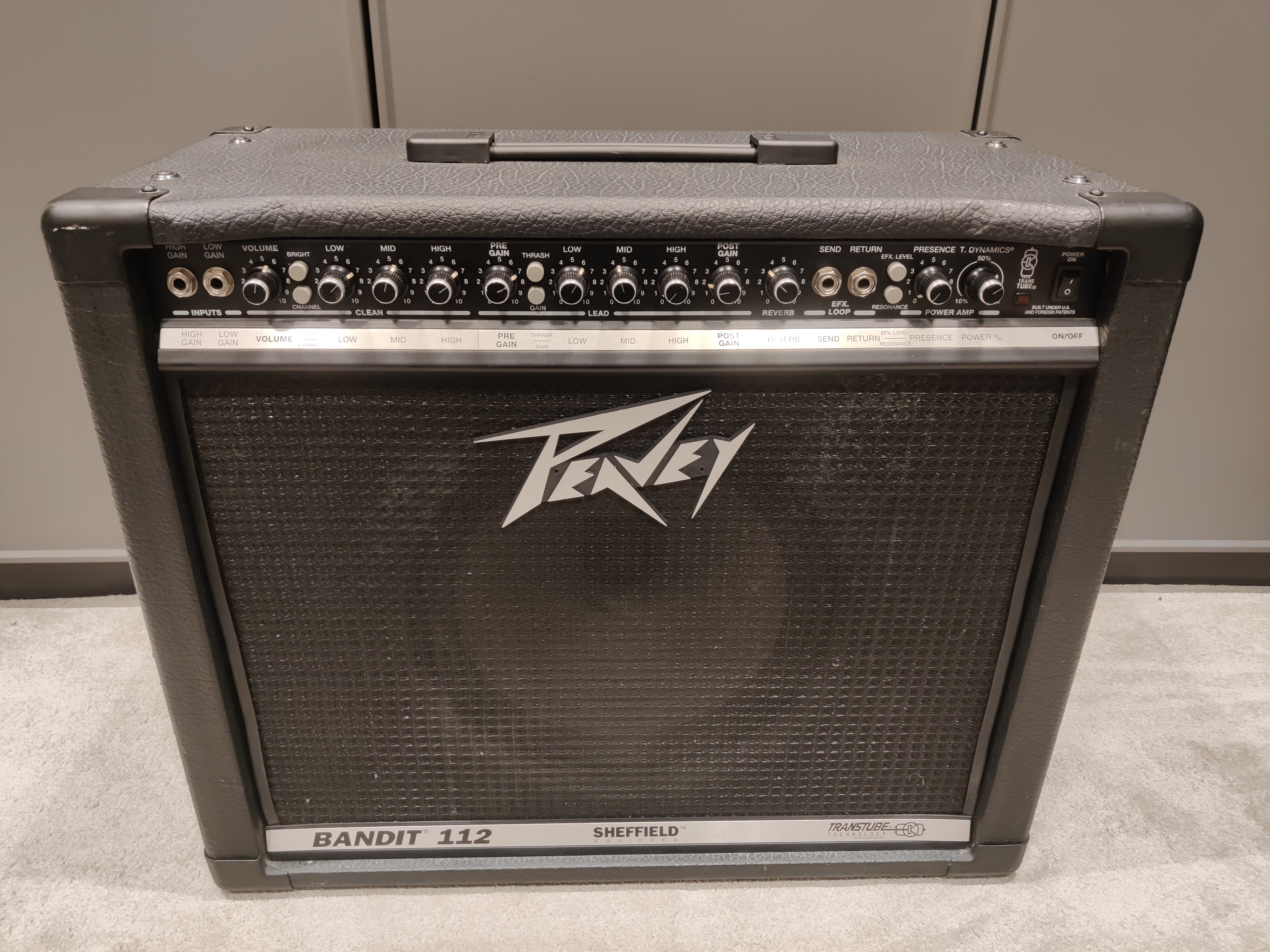 The Iconic Peavey Bandit Transtube: Silver Stripe Edition