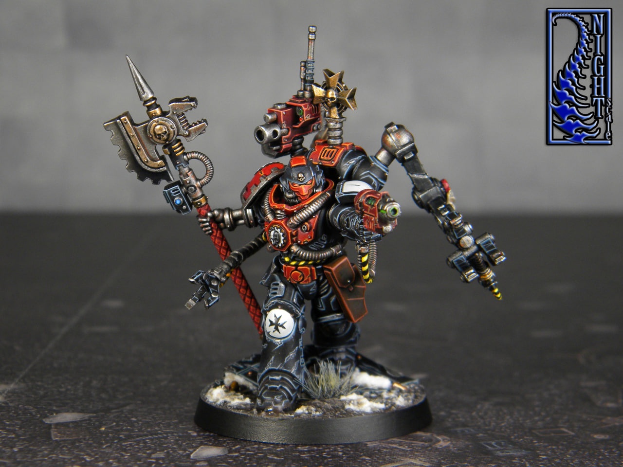 The Mighty Black Templars Primaris Techmarine