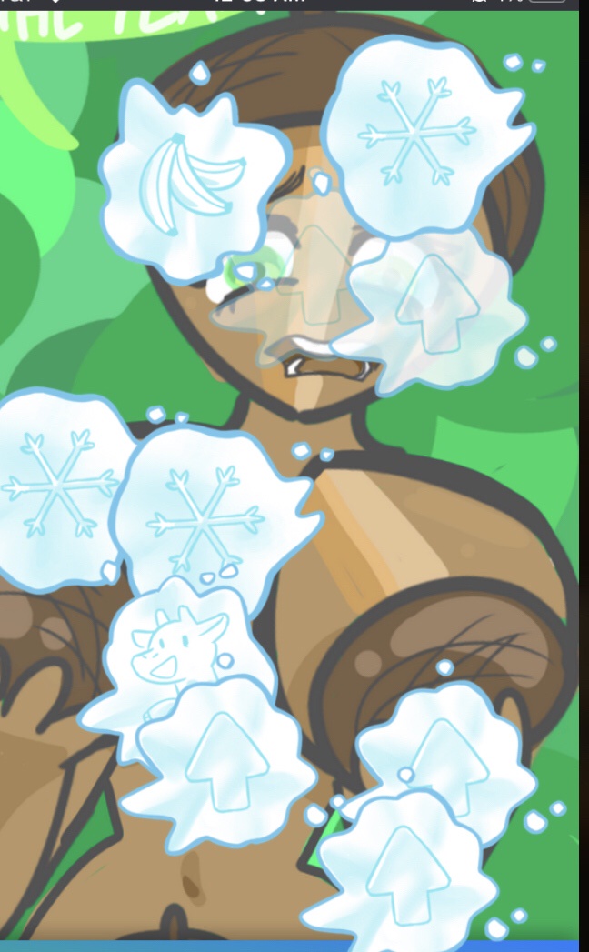 Adorable Acorn Girl Ready for a Snowball Fight