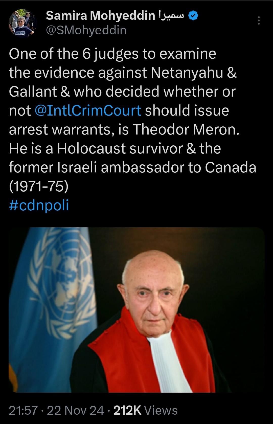 Meet one of the ICC faces that Israel has labeled as antisemitic