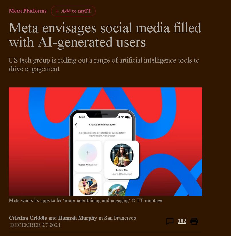 Exploring the Intersection of META and AI: A Tale in Two Acts