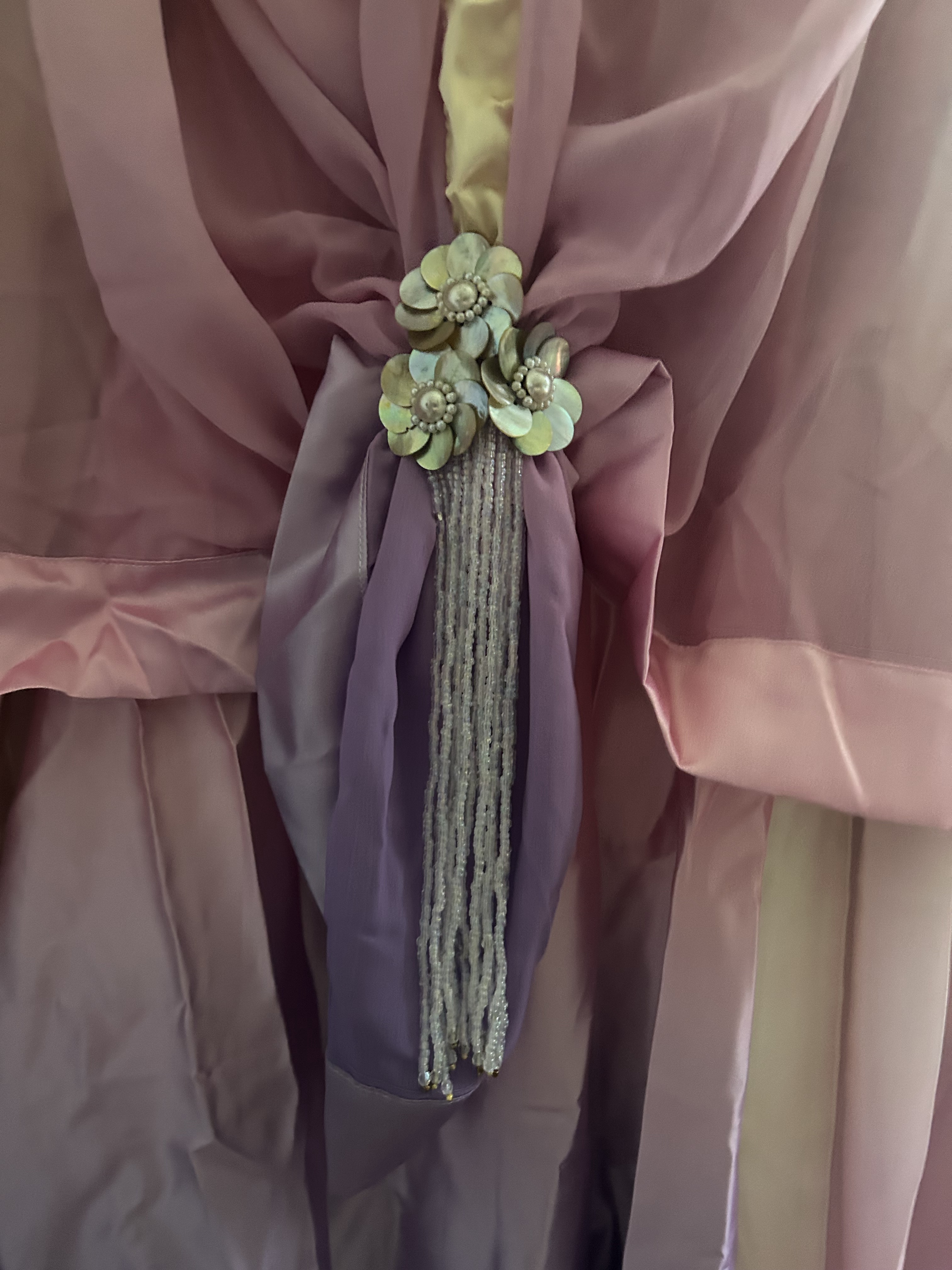 Intricate Floral Details of Padmé's Lakedress
