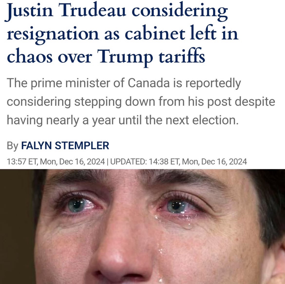 Canadians, We Need Your Explanation!