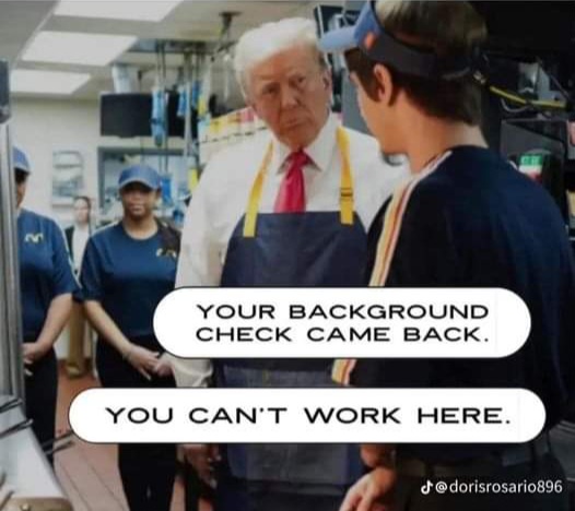 If only that disqualified you from running for president...