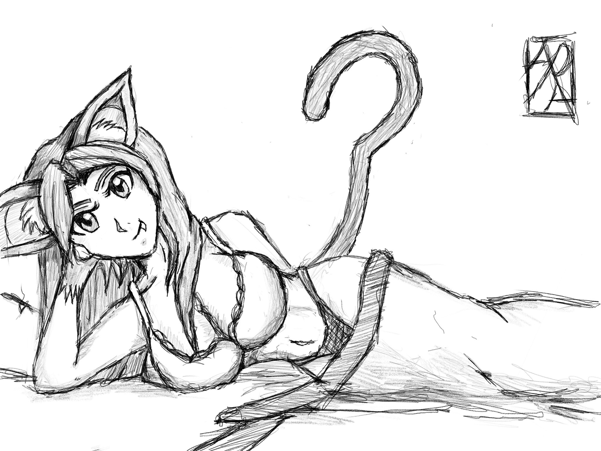 Day 112 of my quest to draw the ultimate big titty catgirl until I find my perfect cosplay waifu