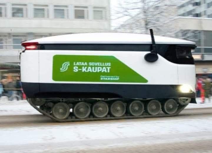 Meet the futuristic delivery robot taking over Finland: Starship Panzer