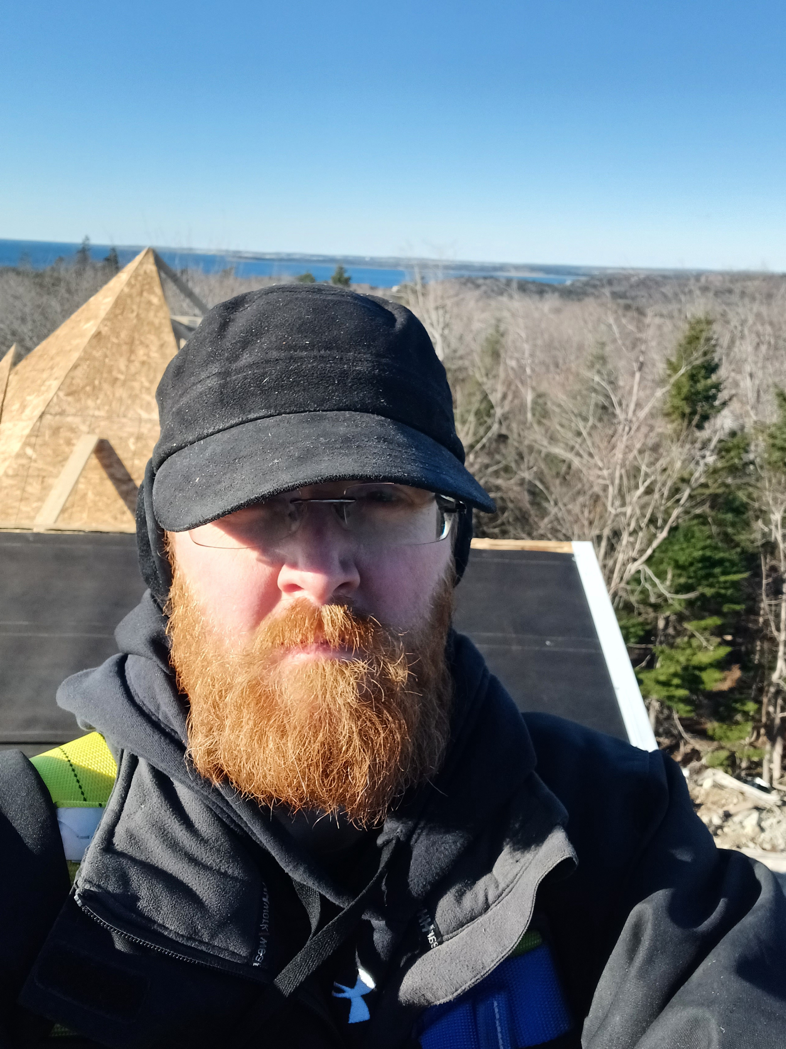 Wishing you a Merry Xmas from a rooftop in Nova Scotia!