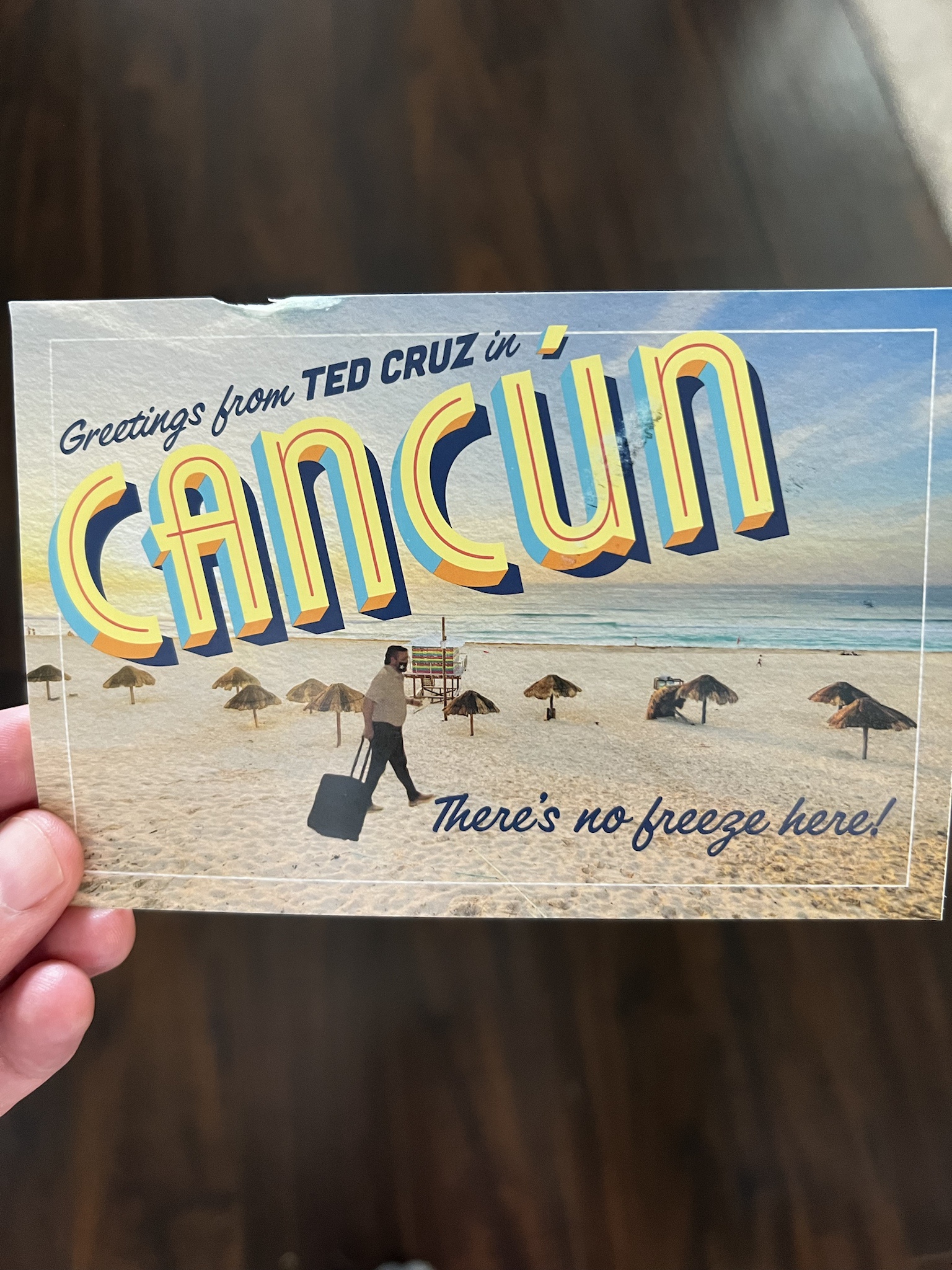 Epic Trolling by Colin Allred Against Cancun Ted Cruz