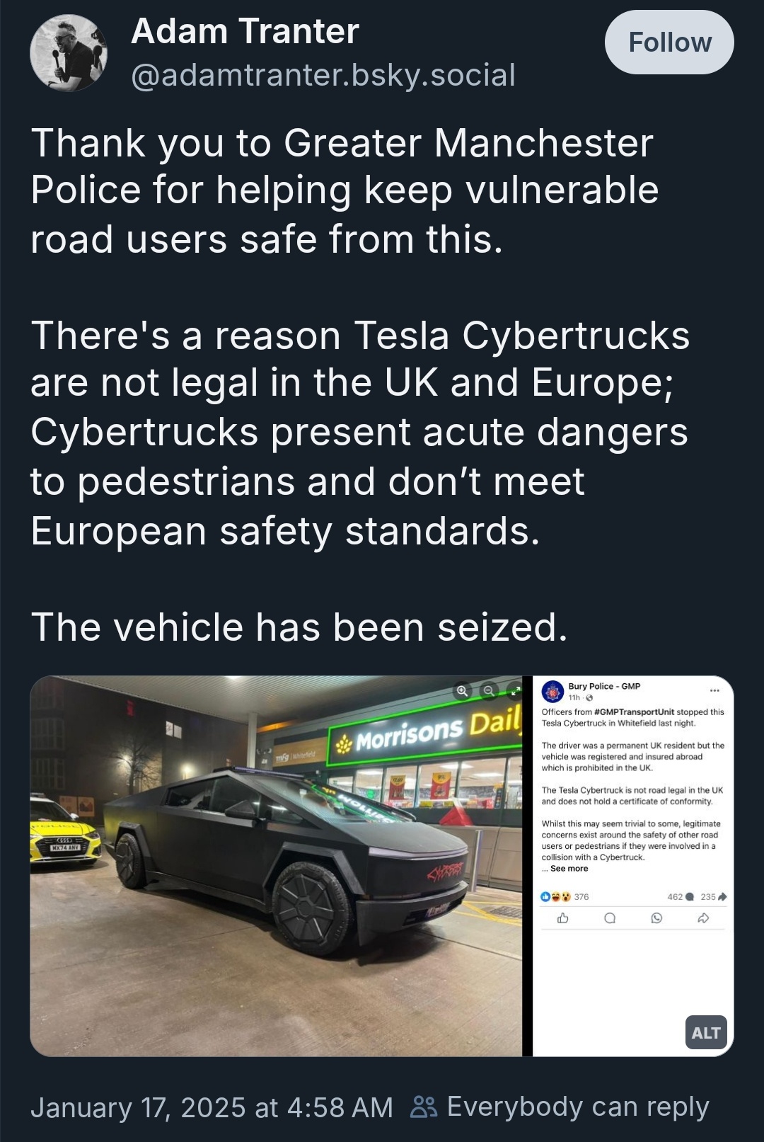 Why the Cybertruck is Banned in Europe