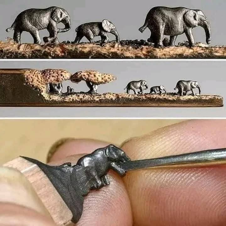 Incredible Artist Creates Mind-Blowing Realistic Sculptures with Just Graphite Pencil Tips