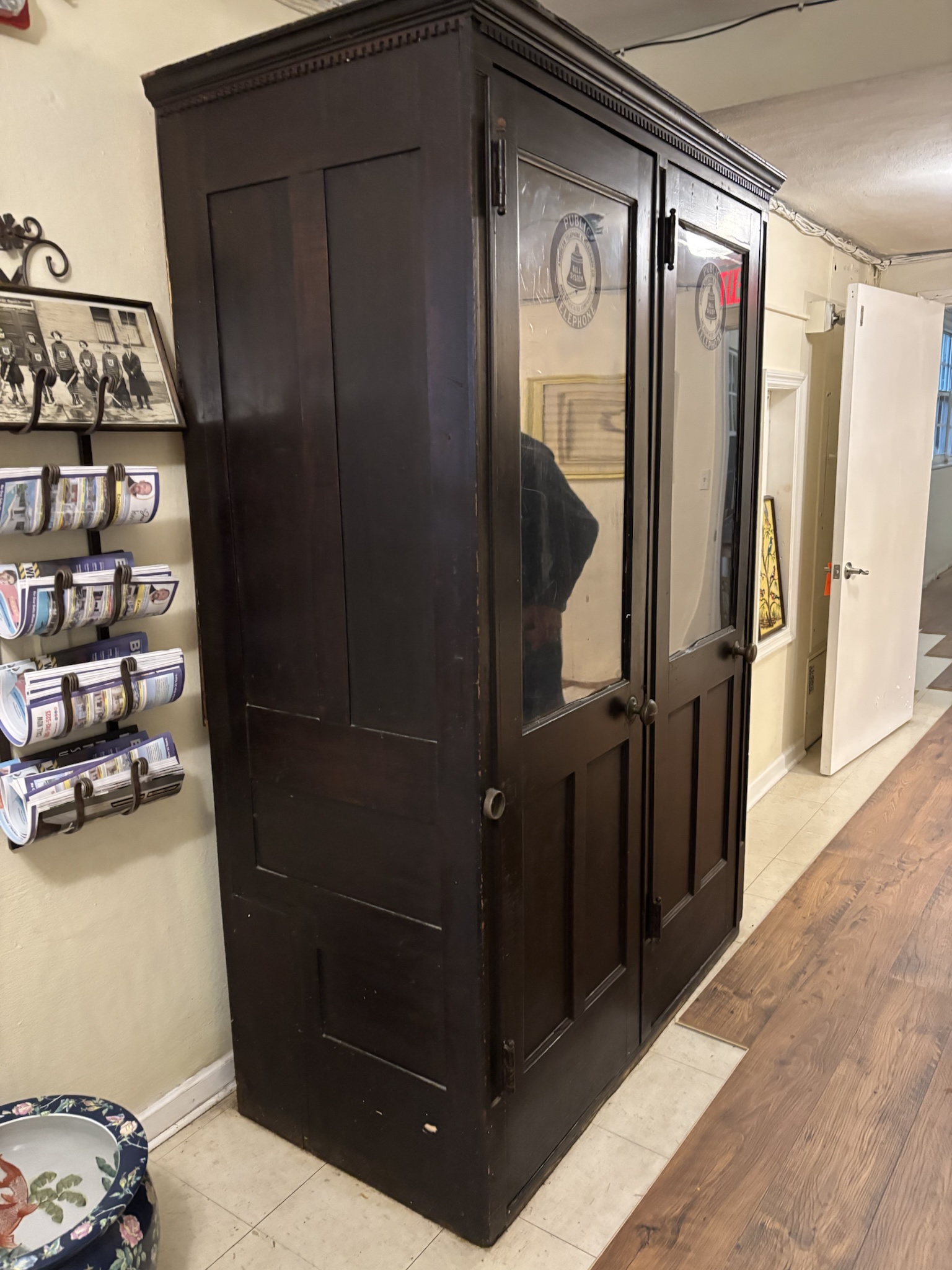 Step Back in Time with This Unique Vintage Dual Phone Booth