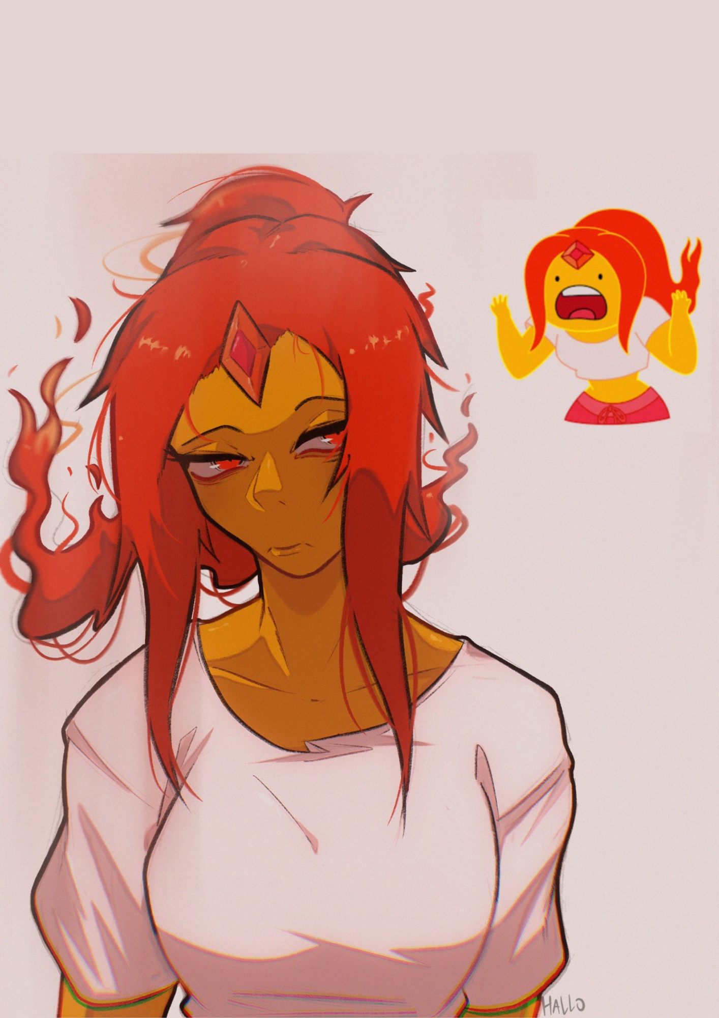Flame Princess makes her debut in HalloJigsawPanda