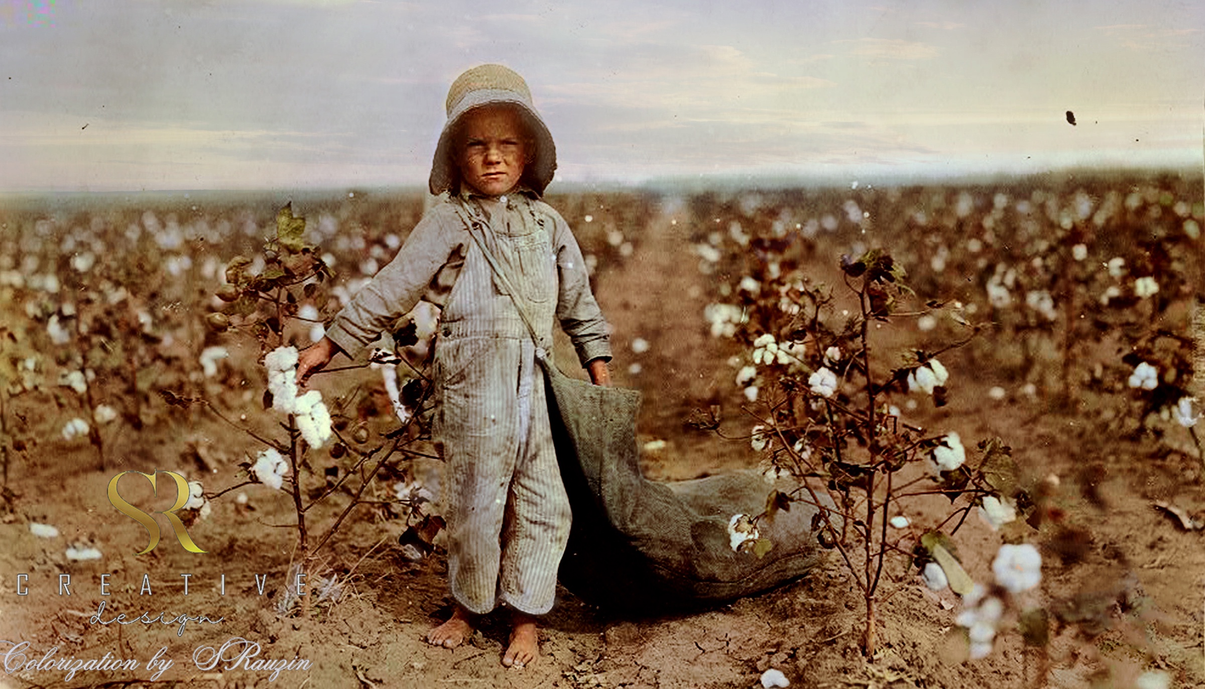A Glimpse into History: Young Harold Walker in the Oklahoma Cotton Fields, 1916