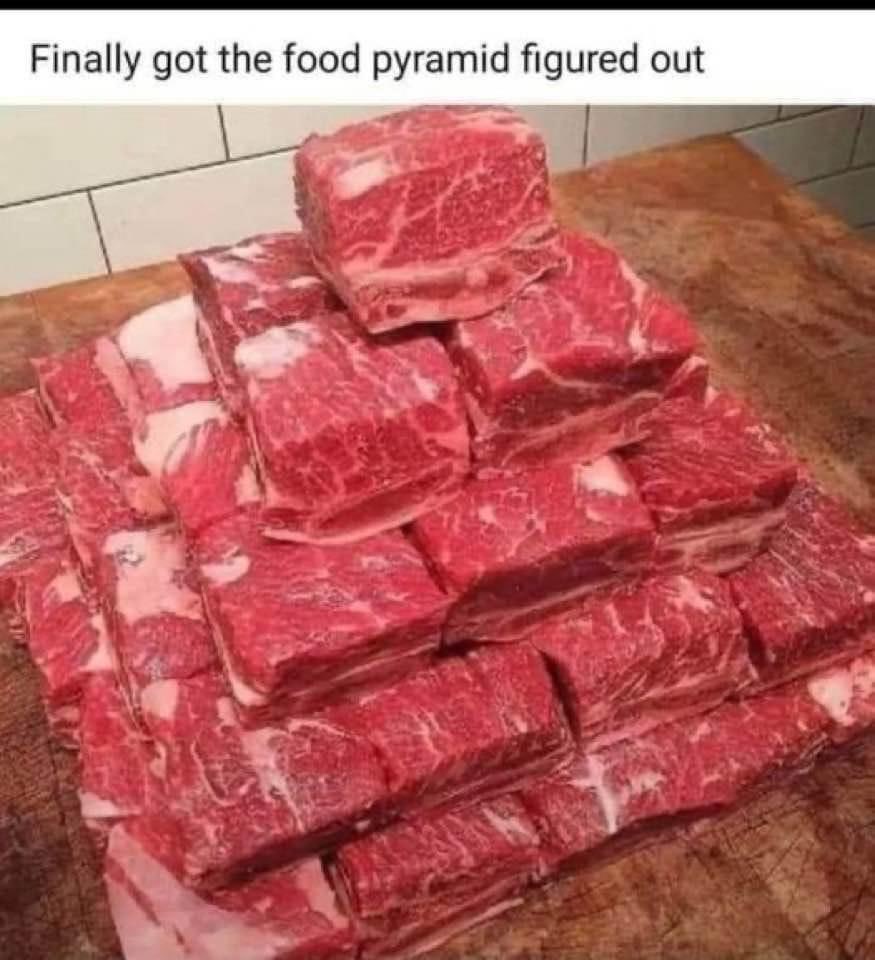 The Food Pyramid: A Hilariously Literal Interpretation