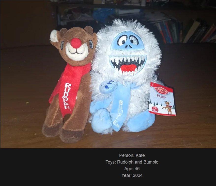 Day 824 - Join Me in Celebrating Our Childhood Favorites at www.saidtheskinhorse.com. Merry Christmas to All Who Celebrate!