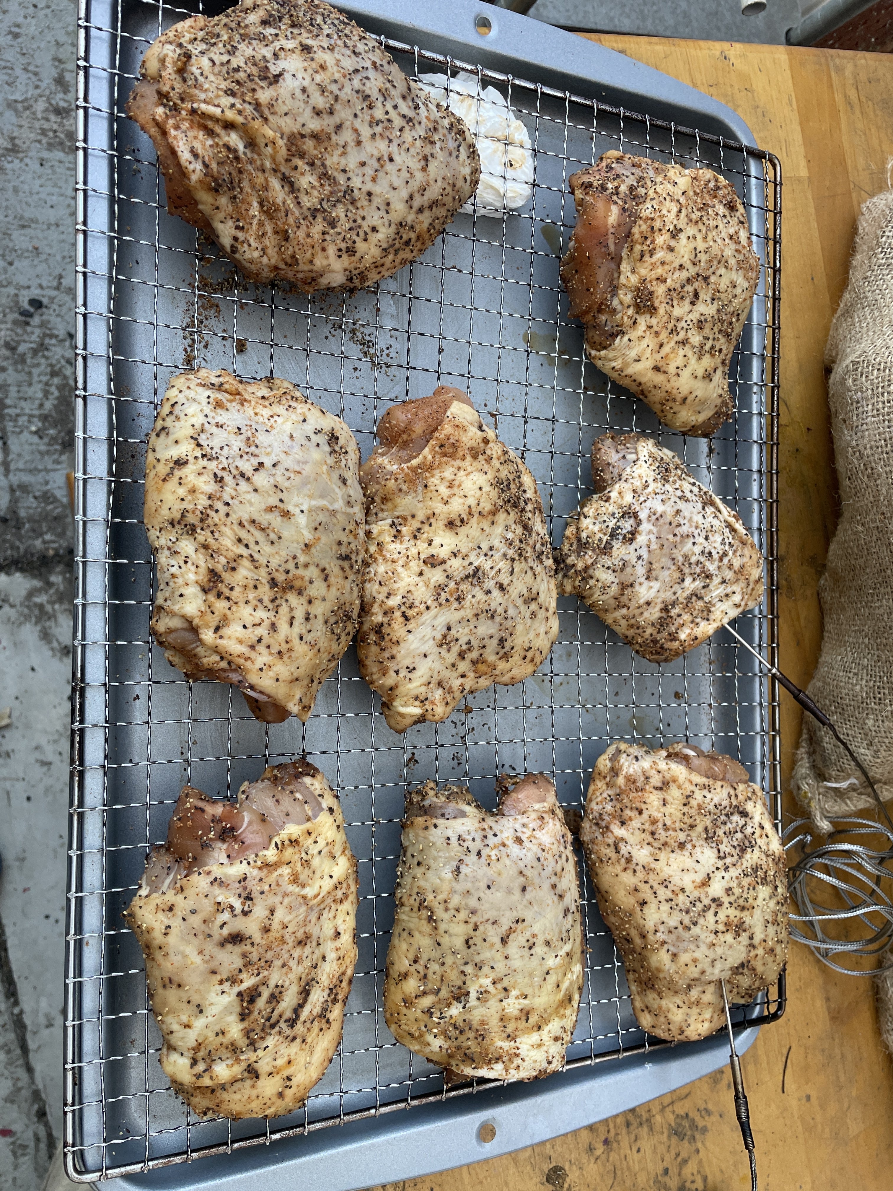 Savoring Grilled Chicken Thighs with Perfectly Crispy Skin