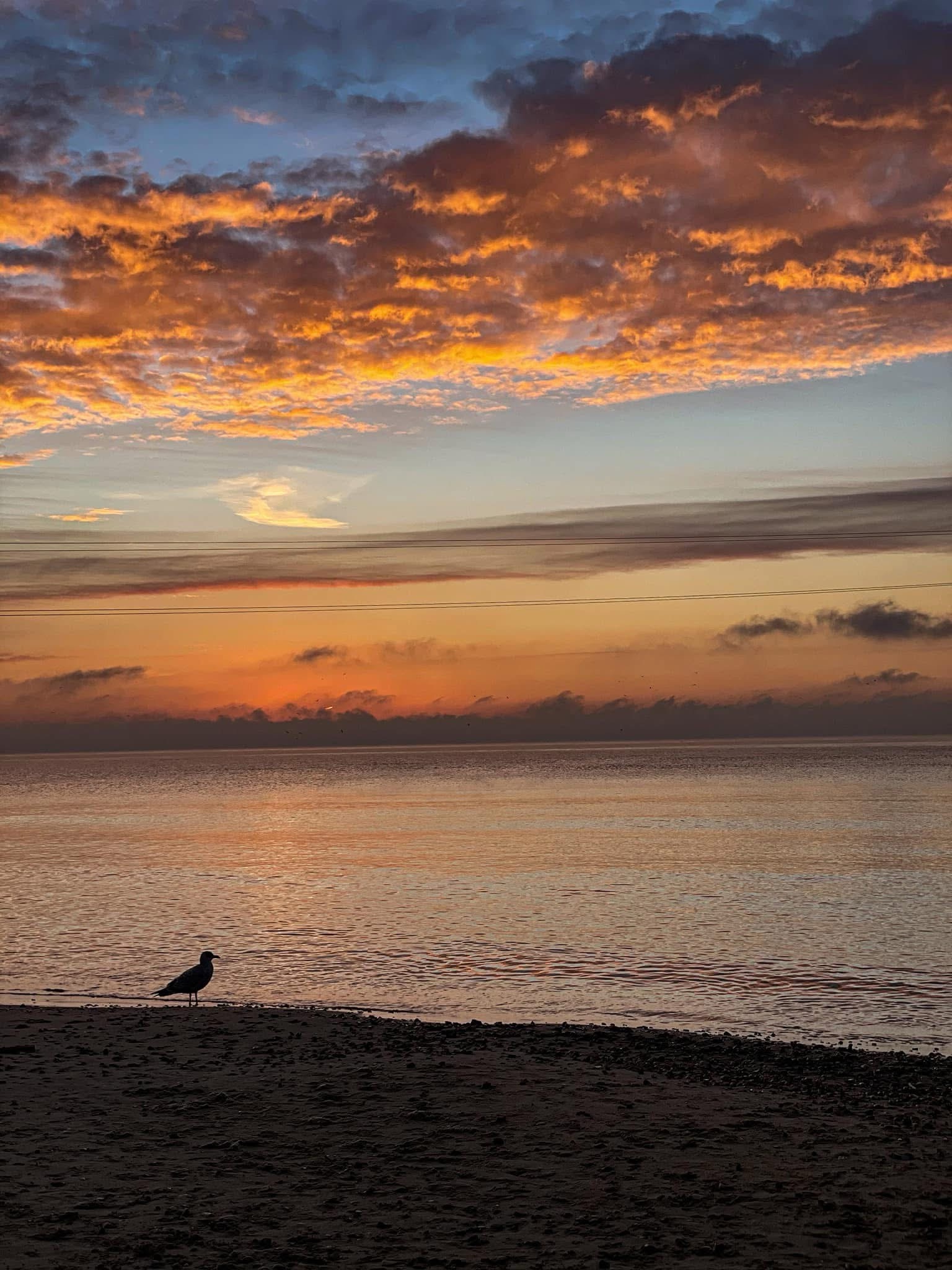 A stunning sunset view