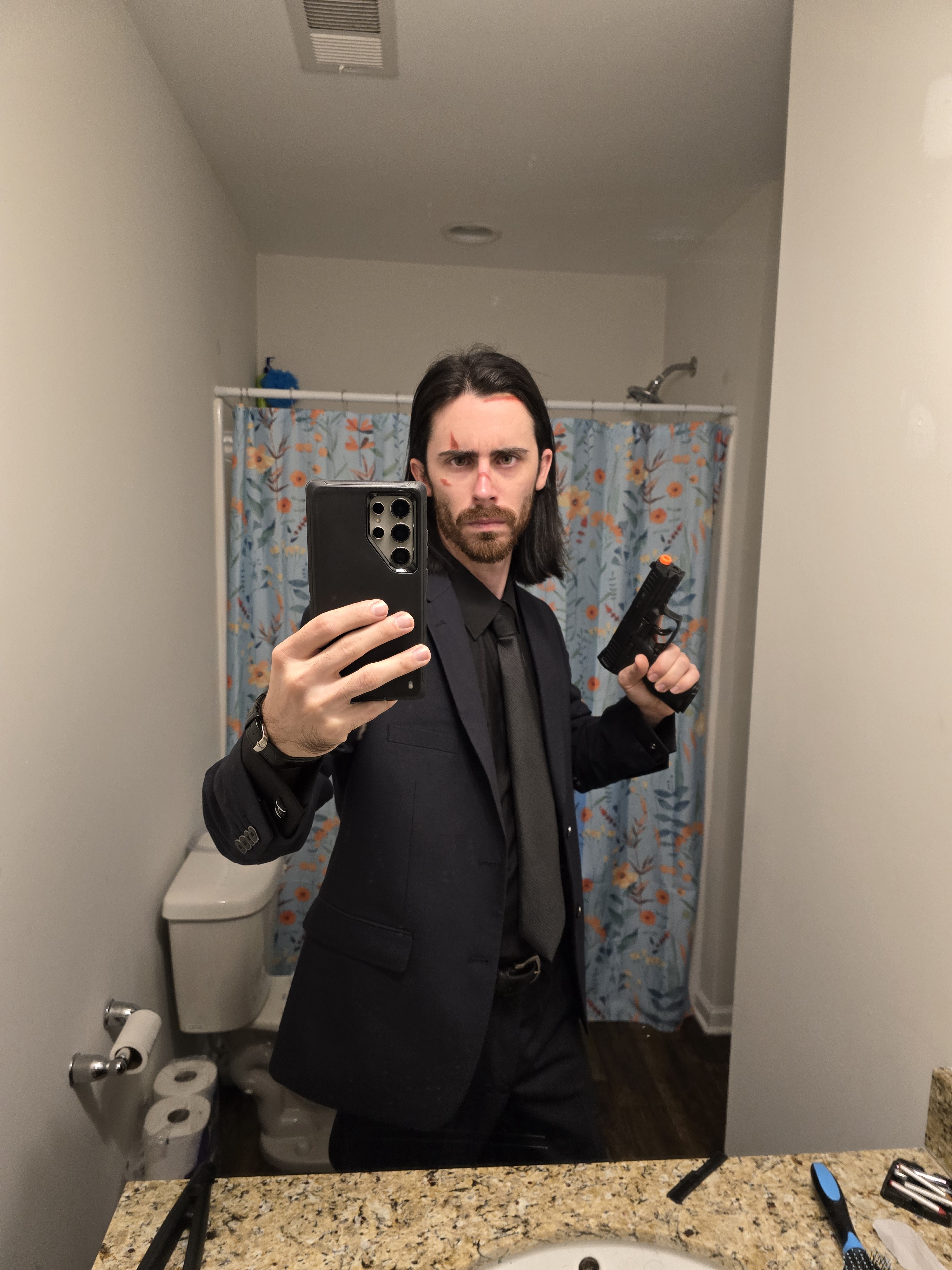 Check Out My John Wick Costume for Halloween