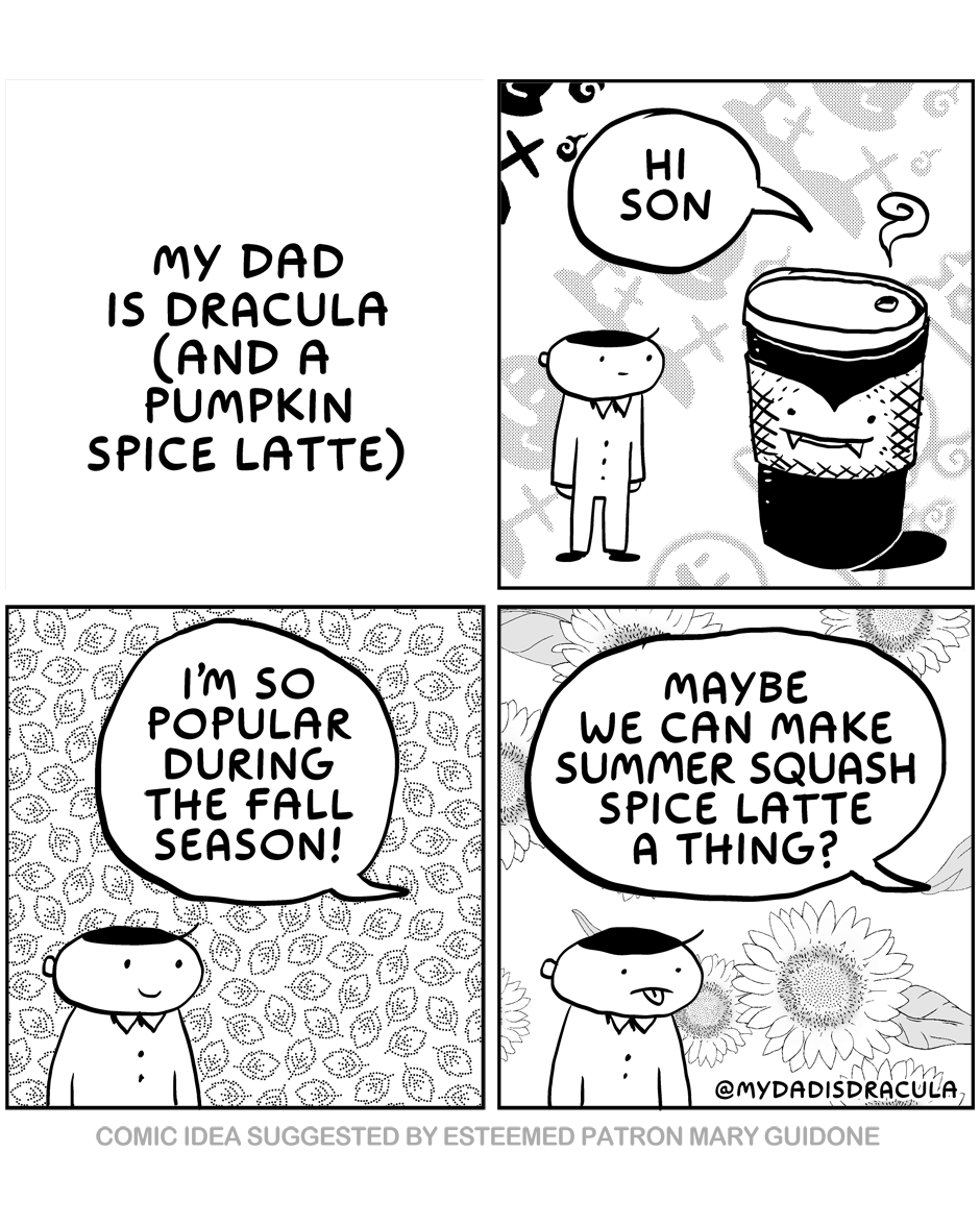 My Dad: The Pumpkin Spice Latte-Loving Dracula