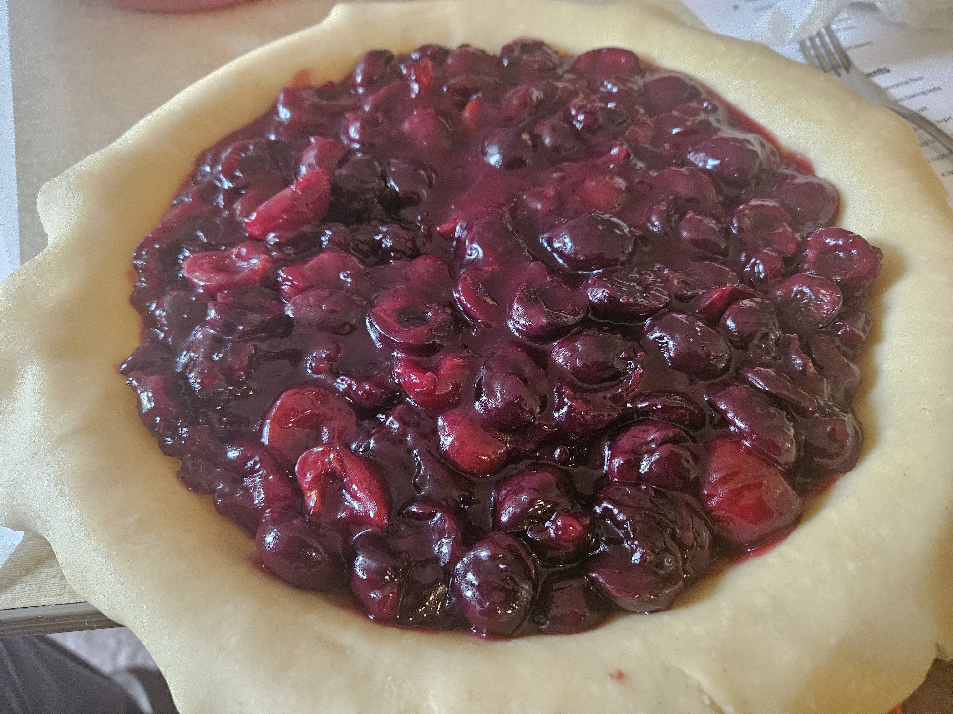 Indulging in Holiday Cheer with Cherry Pie