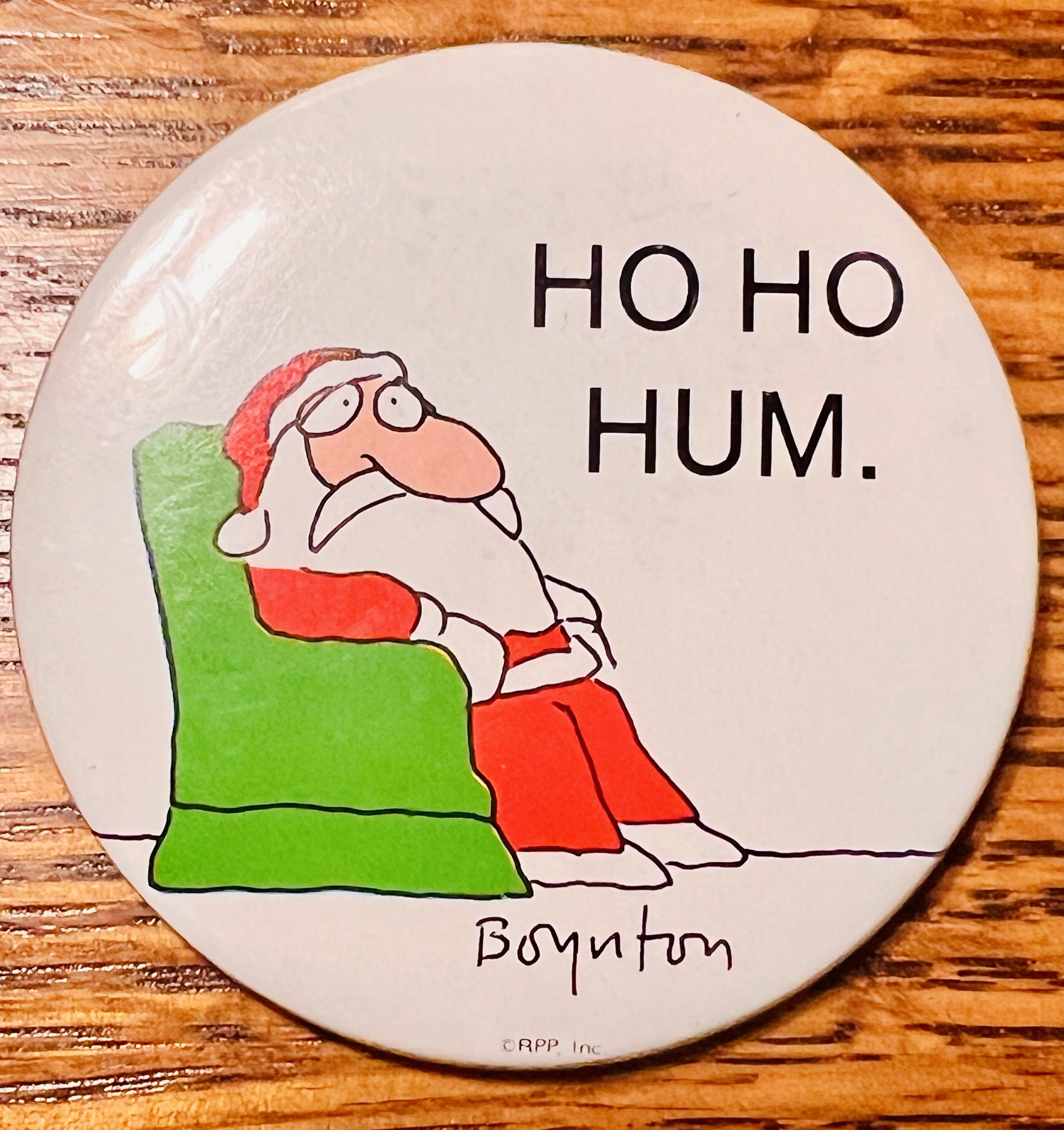 My dad used to wear this pin. Bah humbug indeed.