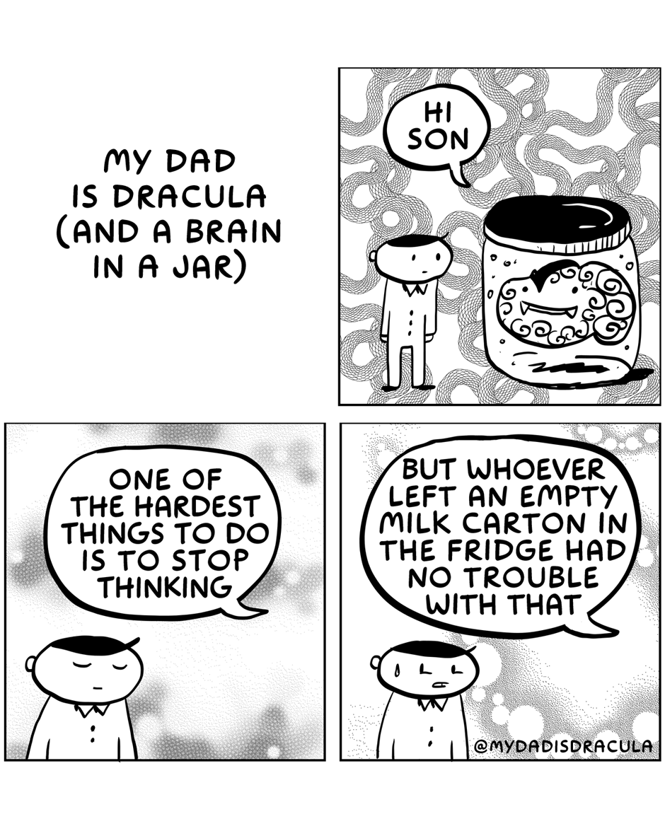 My Dad: The Legendary Dracula and a Brain in a Jar!