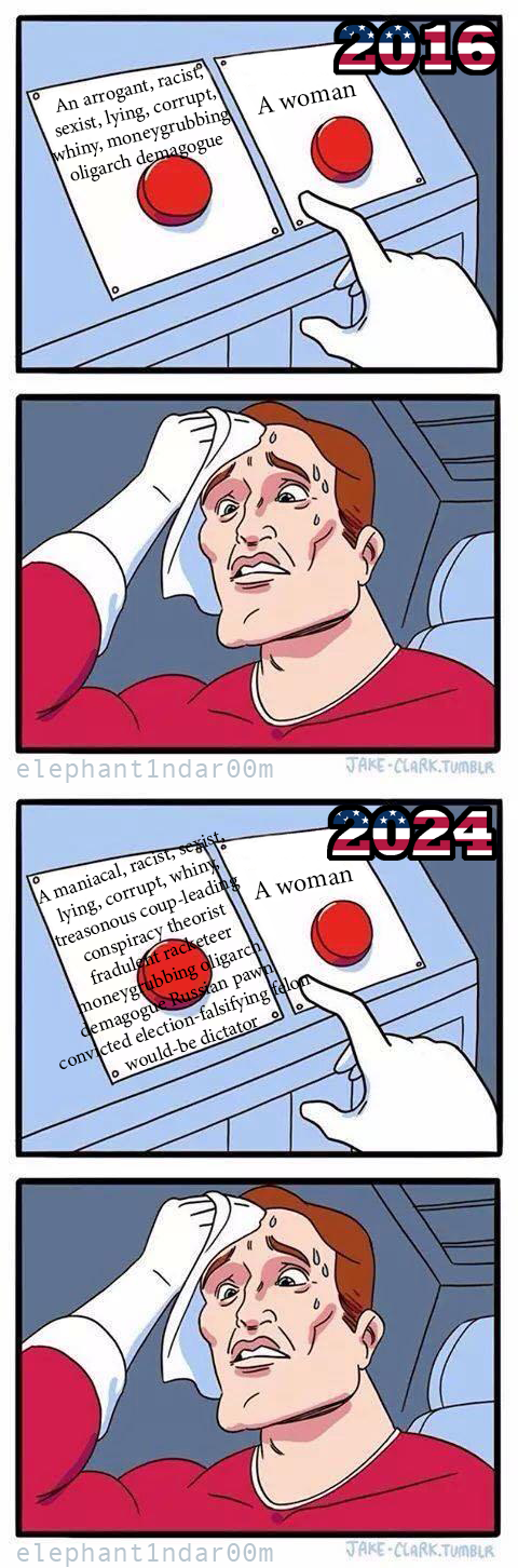 Two Elections, Two Buttons: The Choices We Face