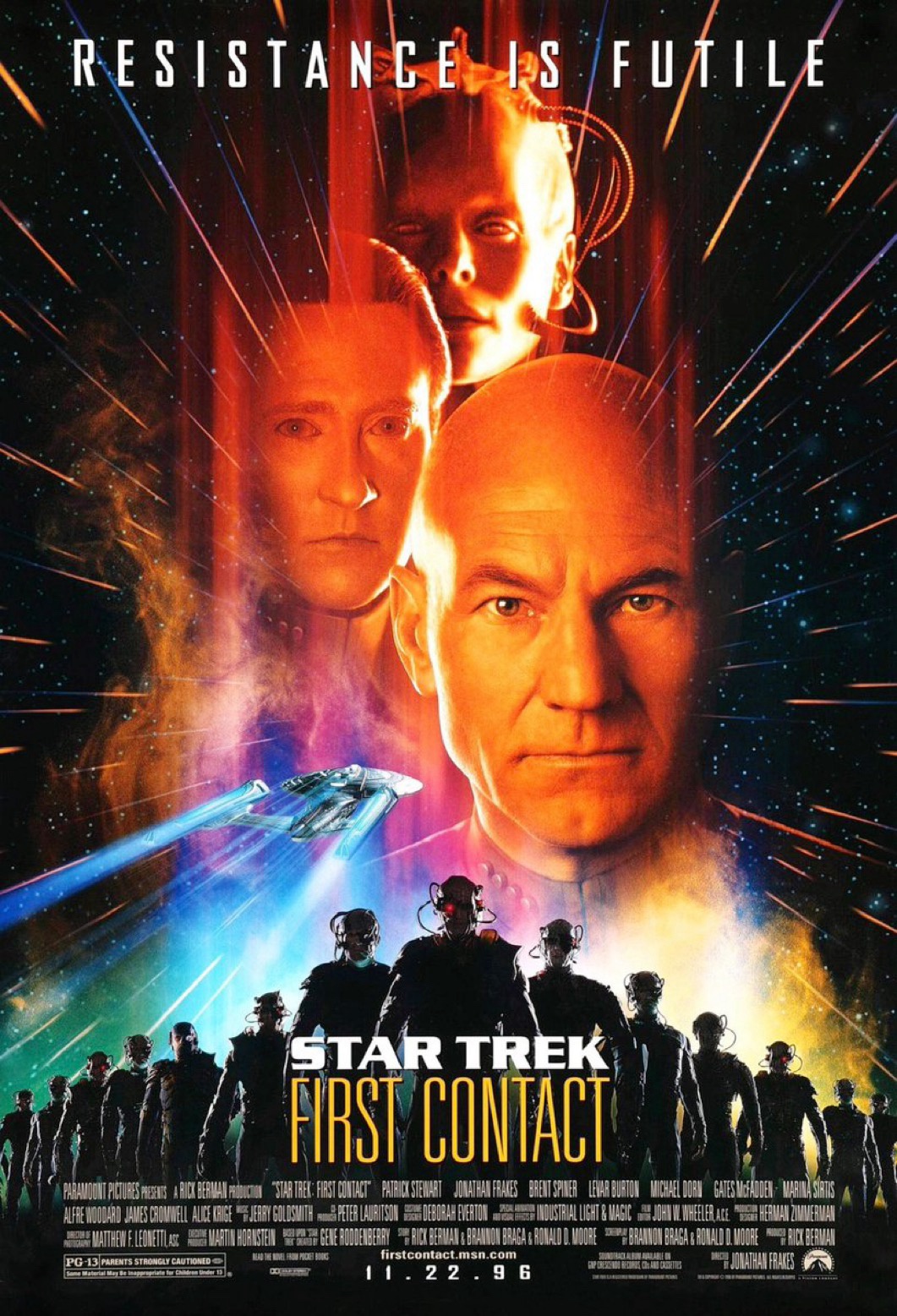 Celebrating 28 Years of 'Star Trek: First Contact' Since Its Theatrical Debut!