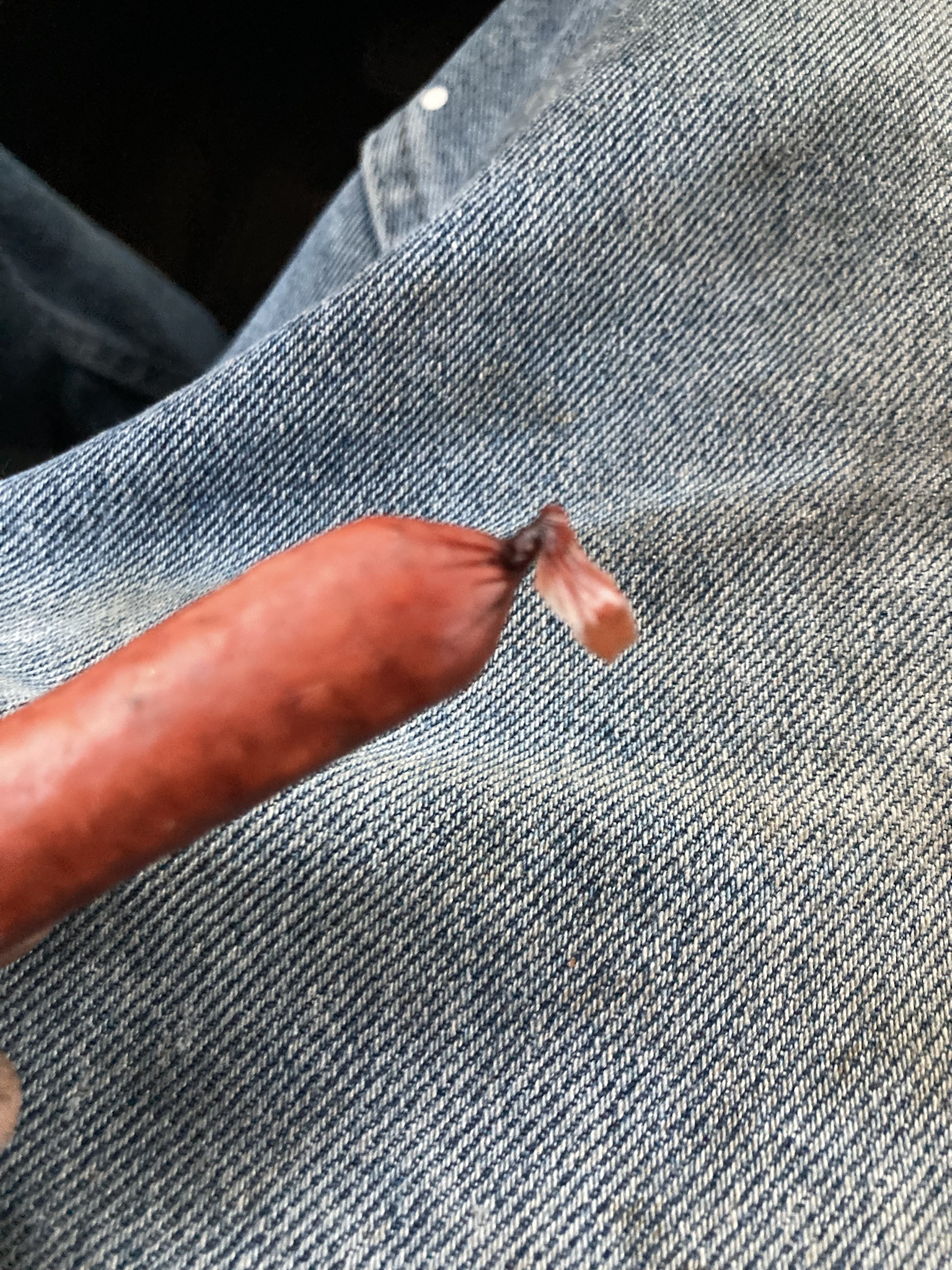 The most delightful part of the sausage.