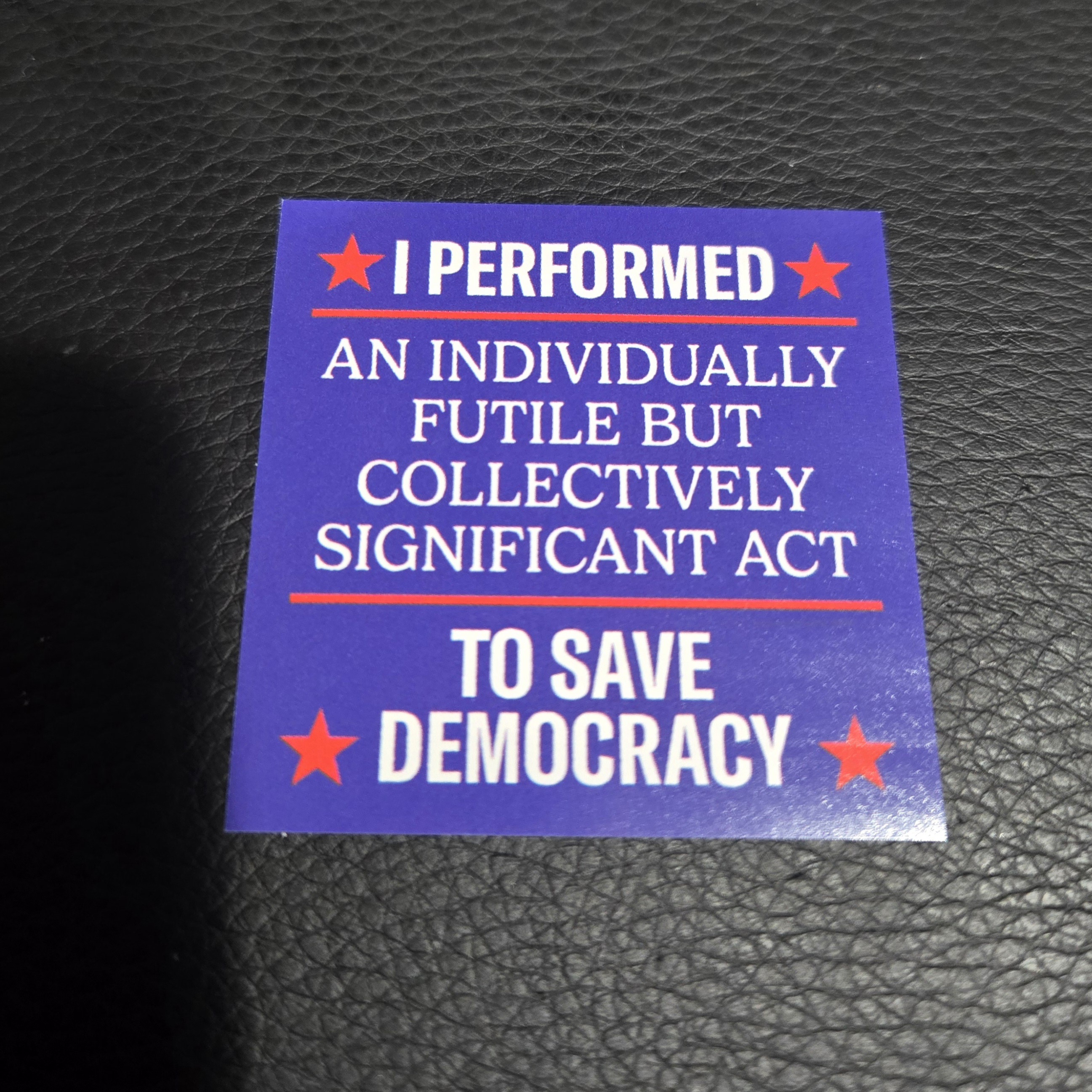 I Voted by Mail and Just Got the Confirmation Text!
