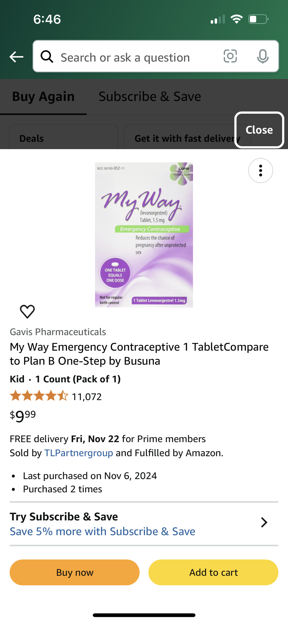 Your Daily Reminder: Don't Forget to Buy Plan B